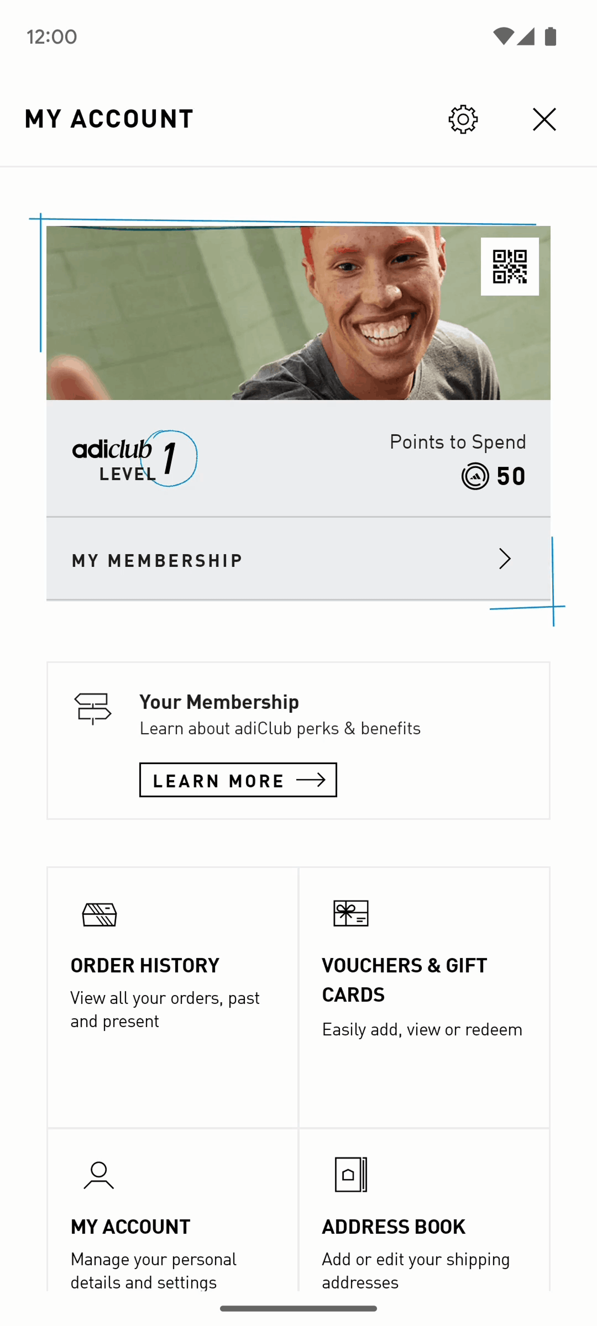 adidas Android Shopping interface screenshot 3