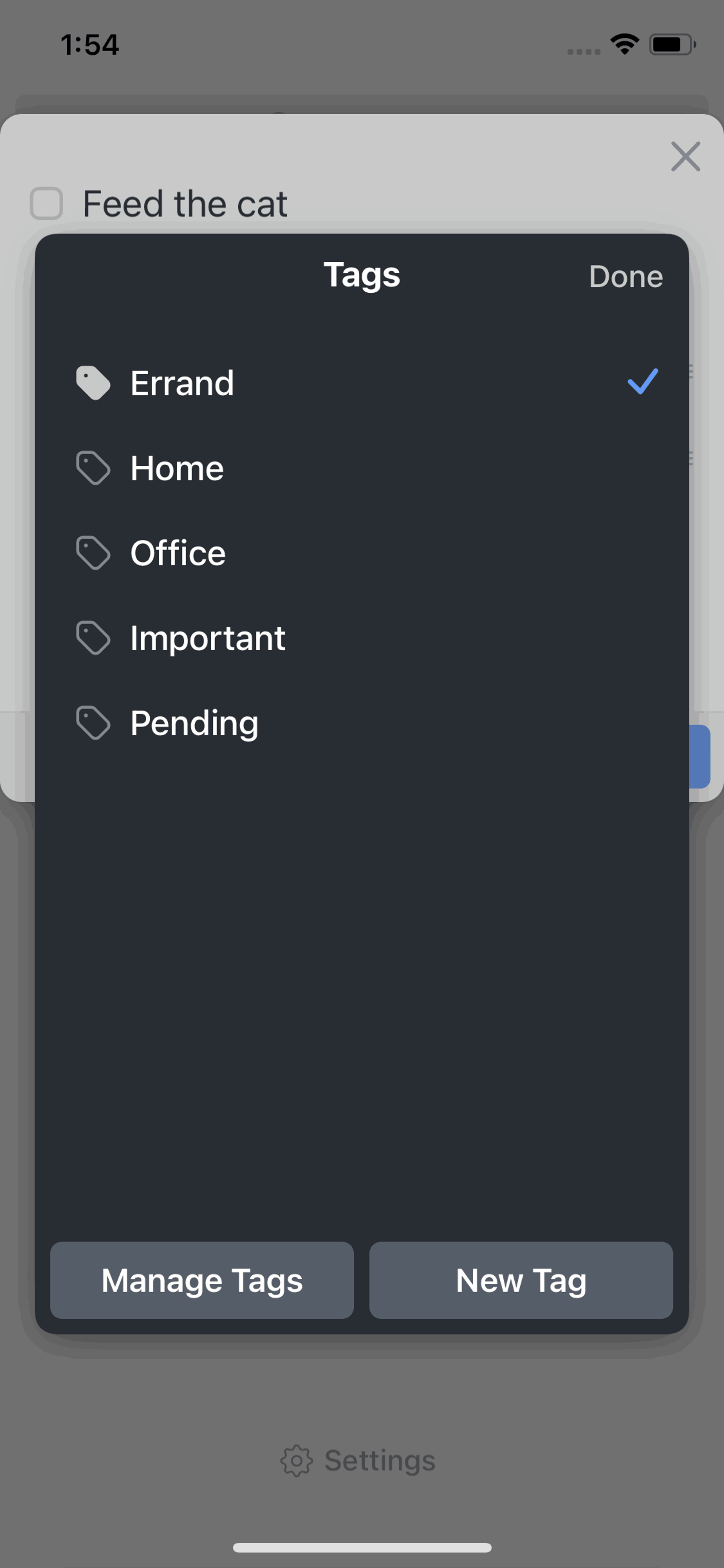 Things 3 iOS Productivity interface screenshot 12
