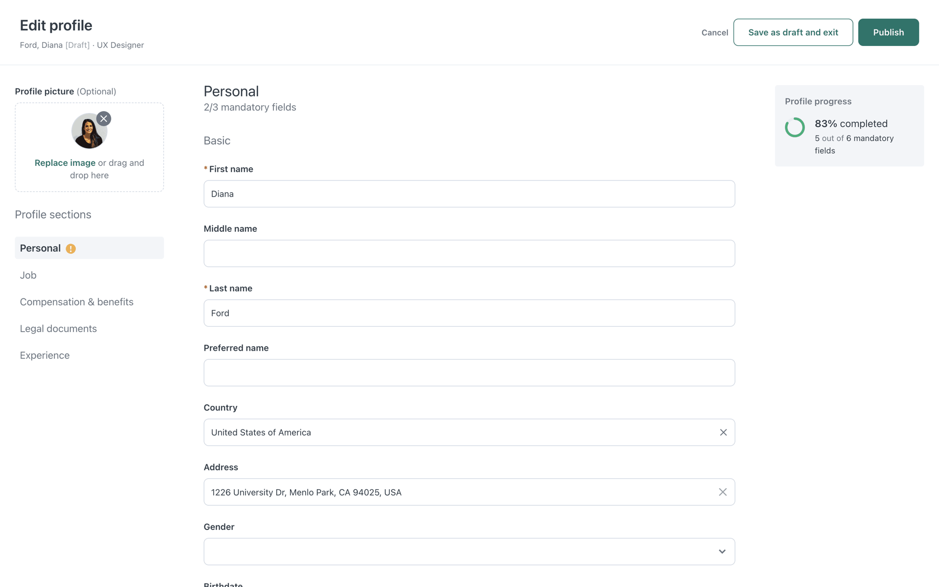 Workable Web AI interface screenshot 22