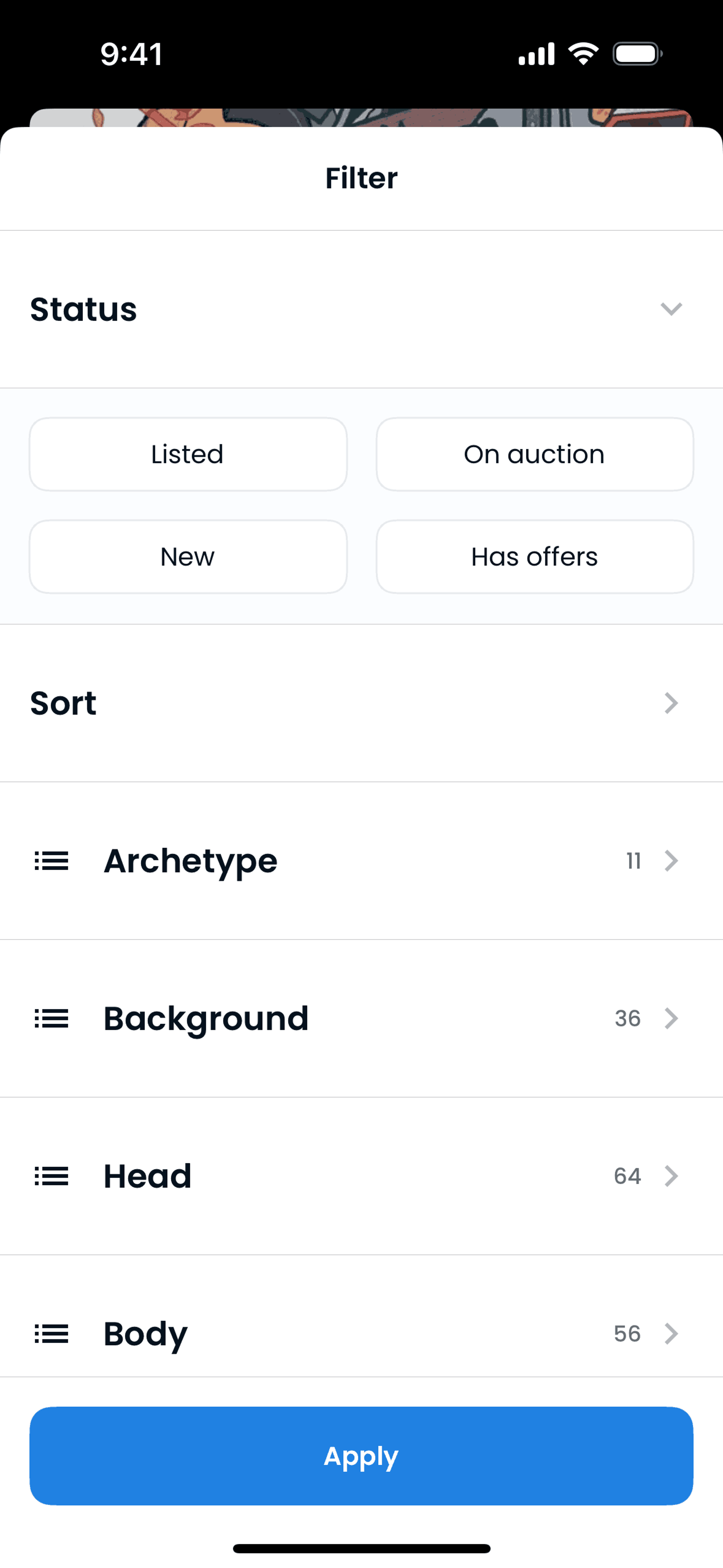OpenSea iOS Crypto & Web3 interface screenshot 3