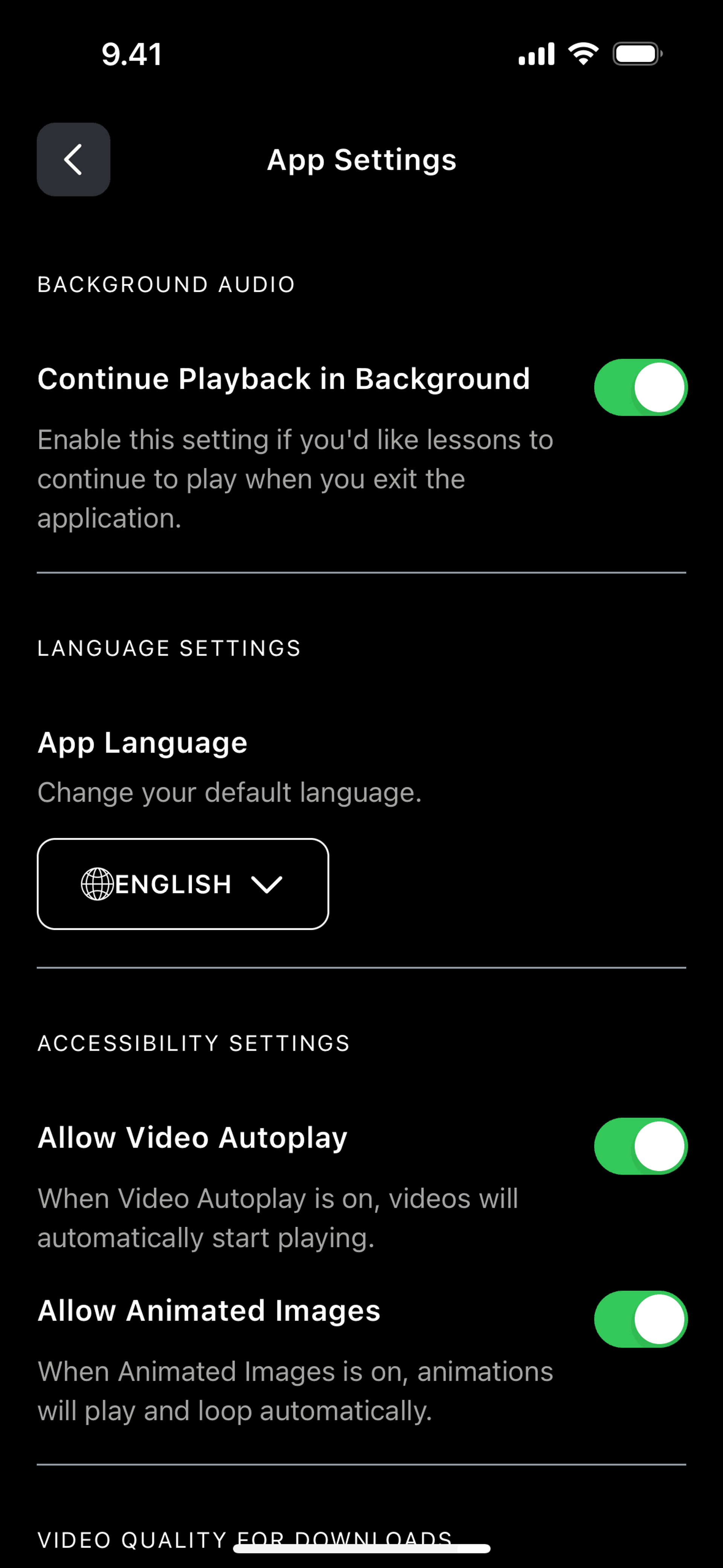 MasterClass iOS Education interface screenshot 21