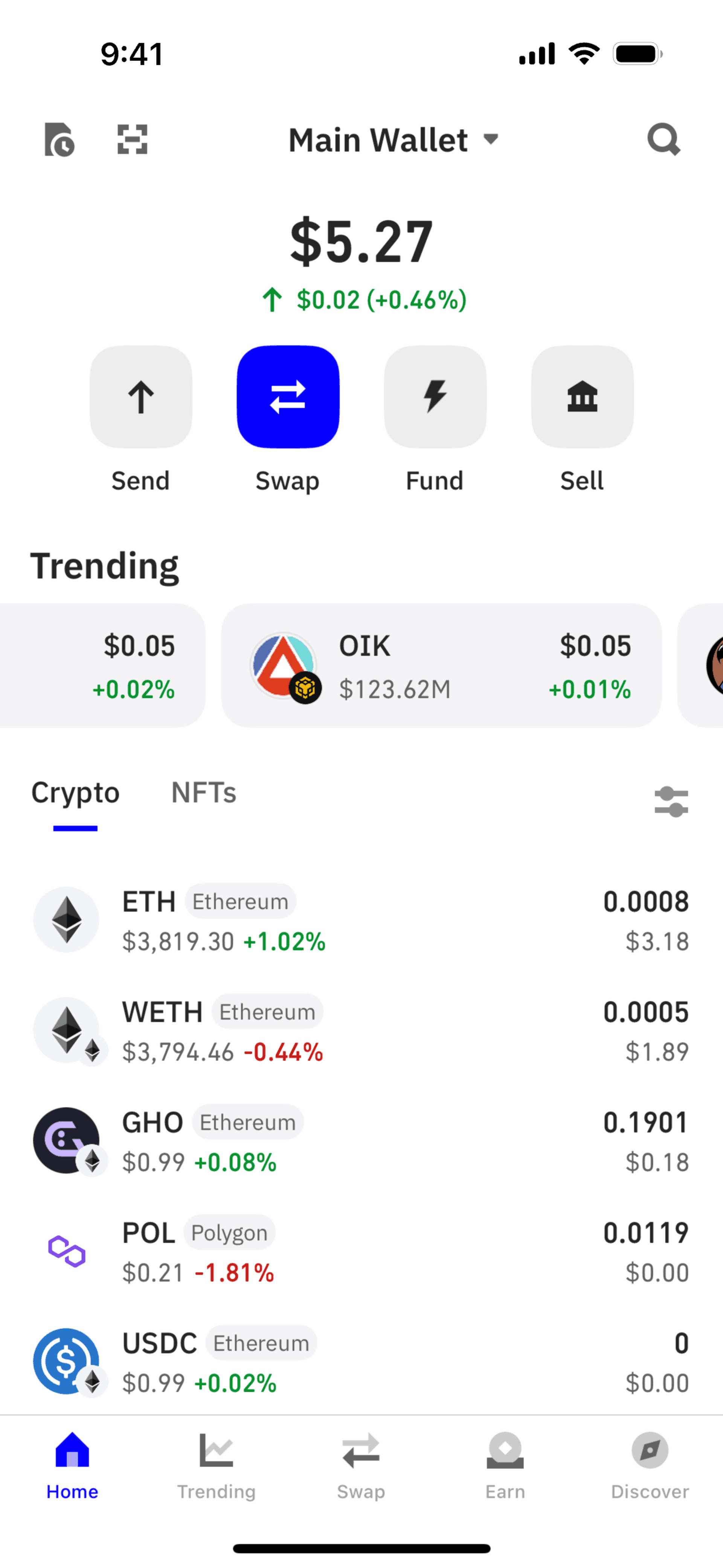 Trust Wallet iOS Crypto & Web3 interface screenshot 17
