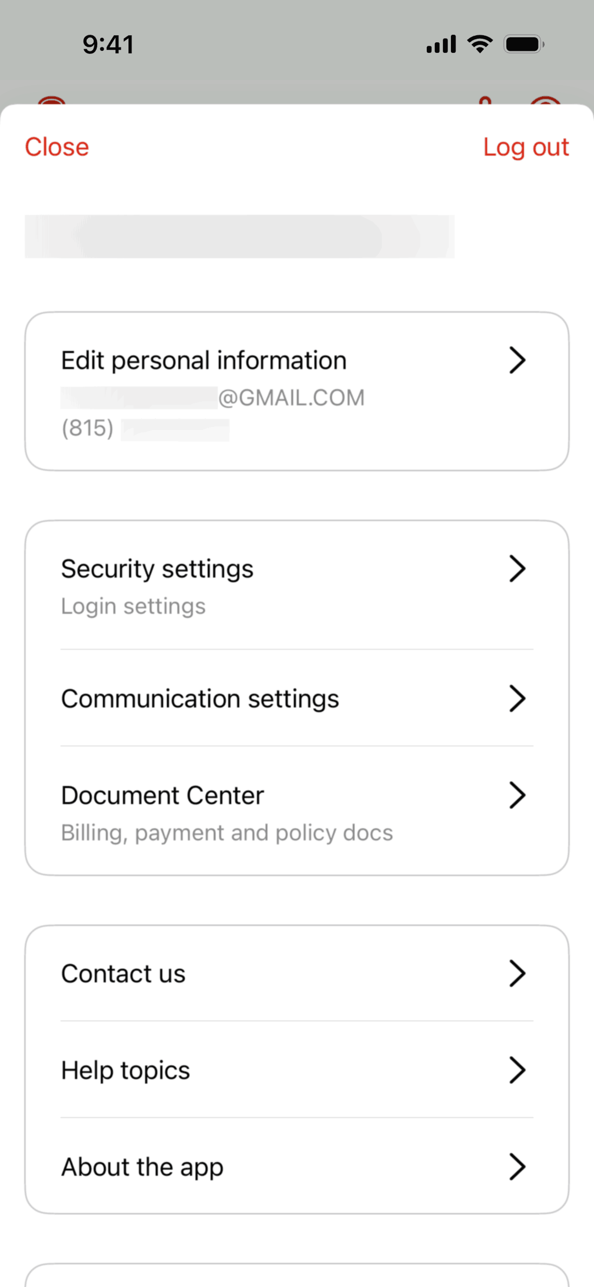 State Farm iOS Finance interface screenshot 21