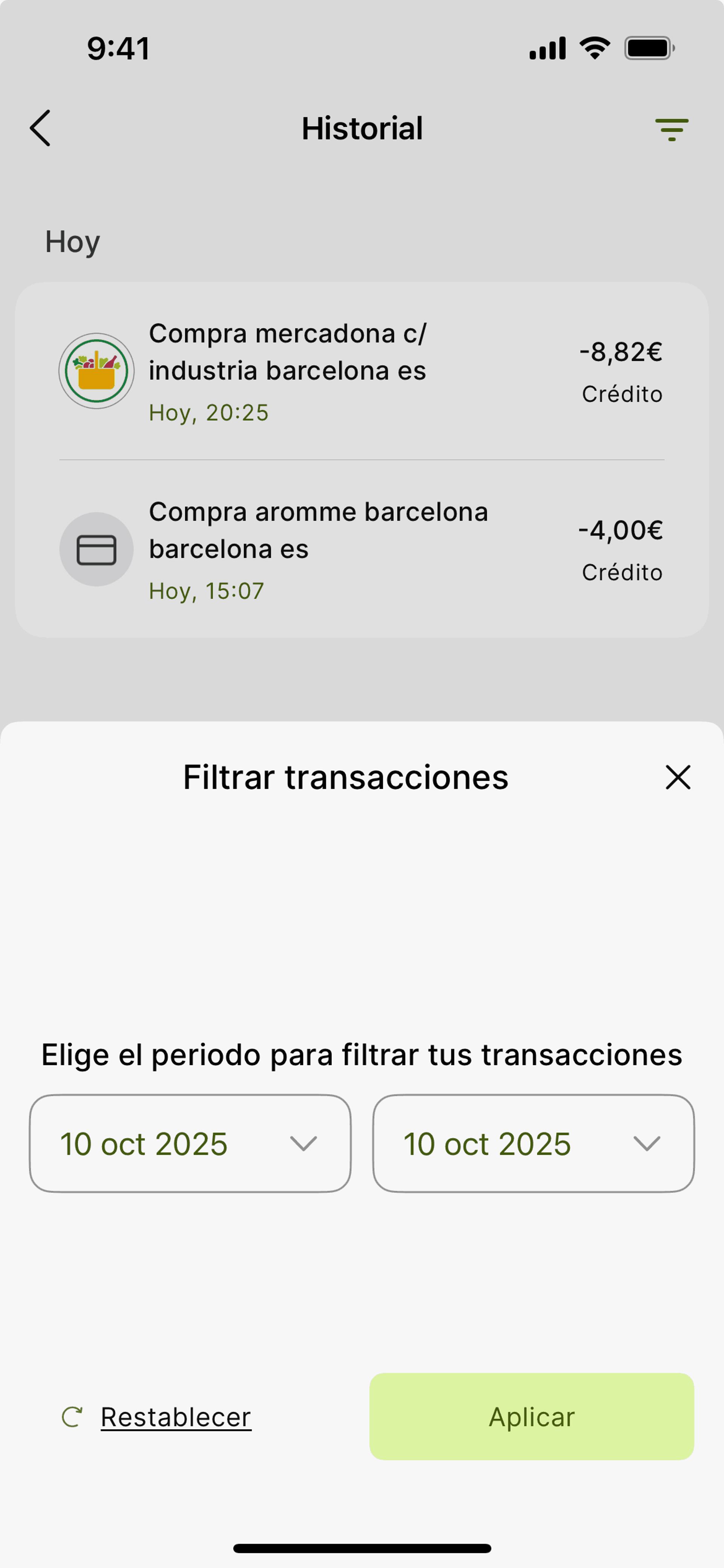Plazo iOS Finance interface screenshot 2