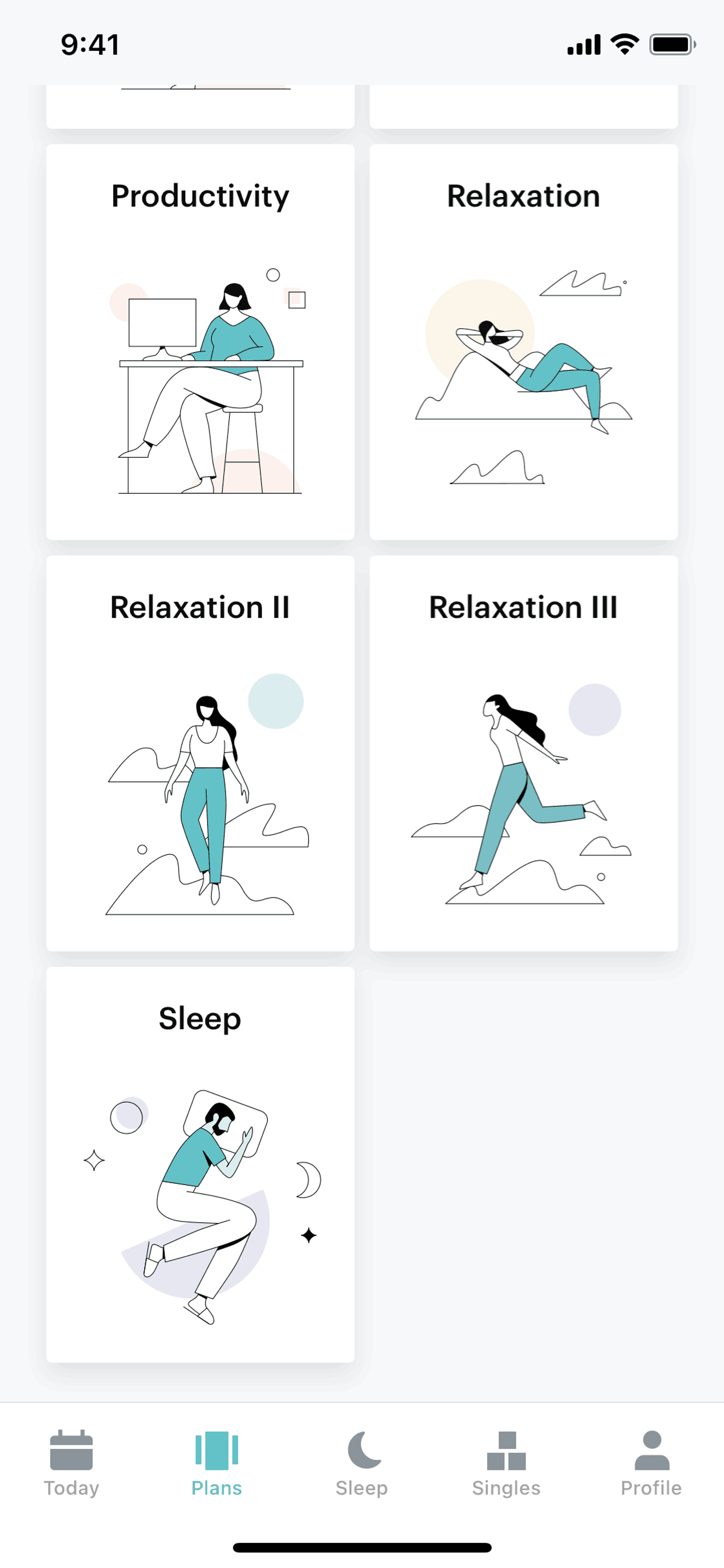 Balance iOS Health & Fitness interface screenshot 14
