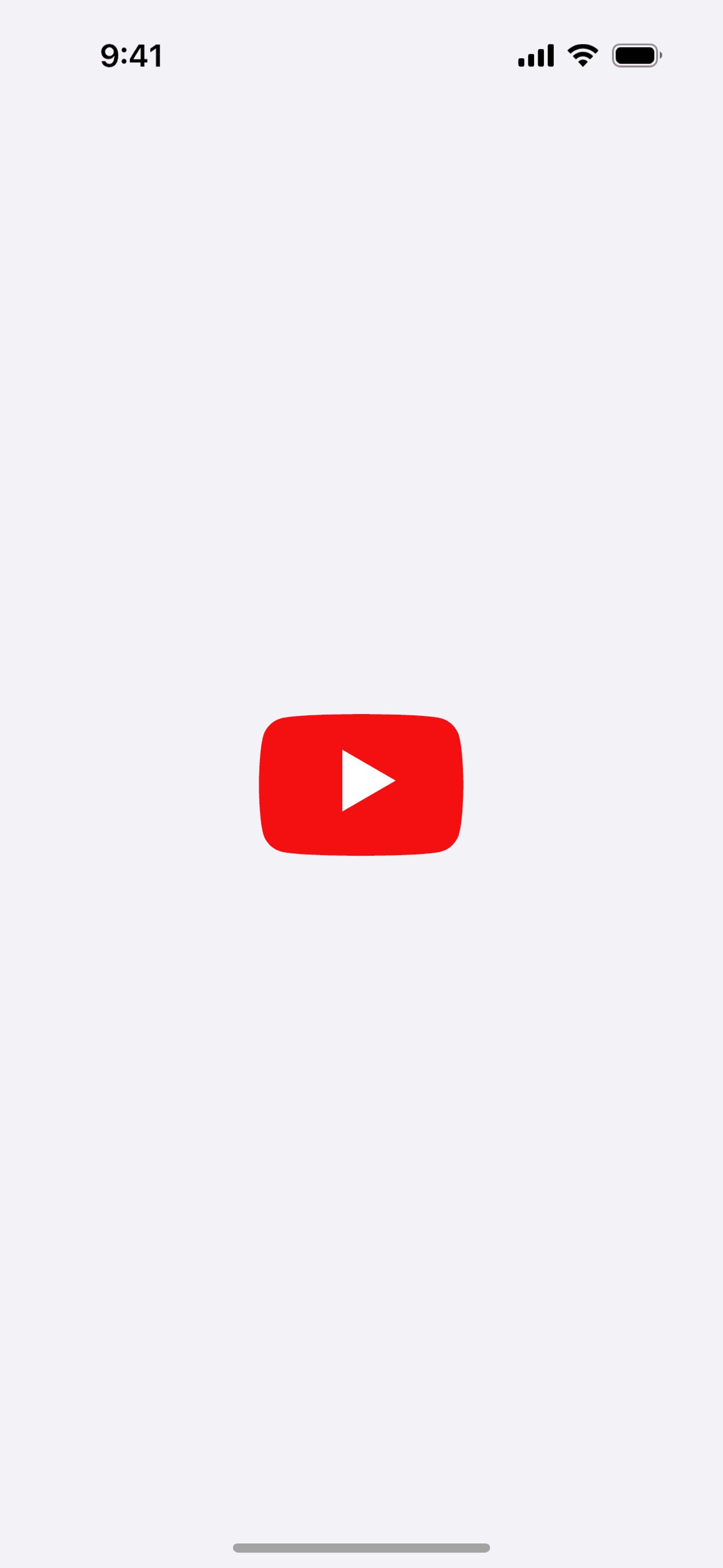 YouTube iOS Photo & Video interface screenshot 1