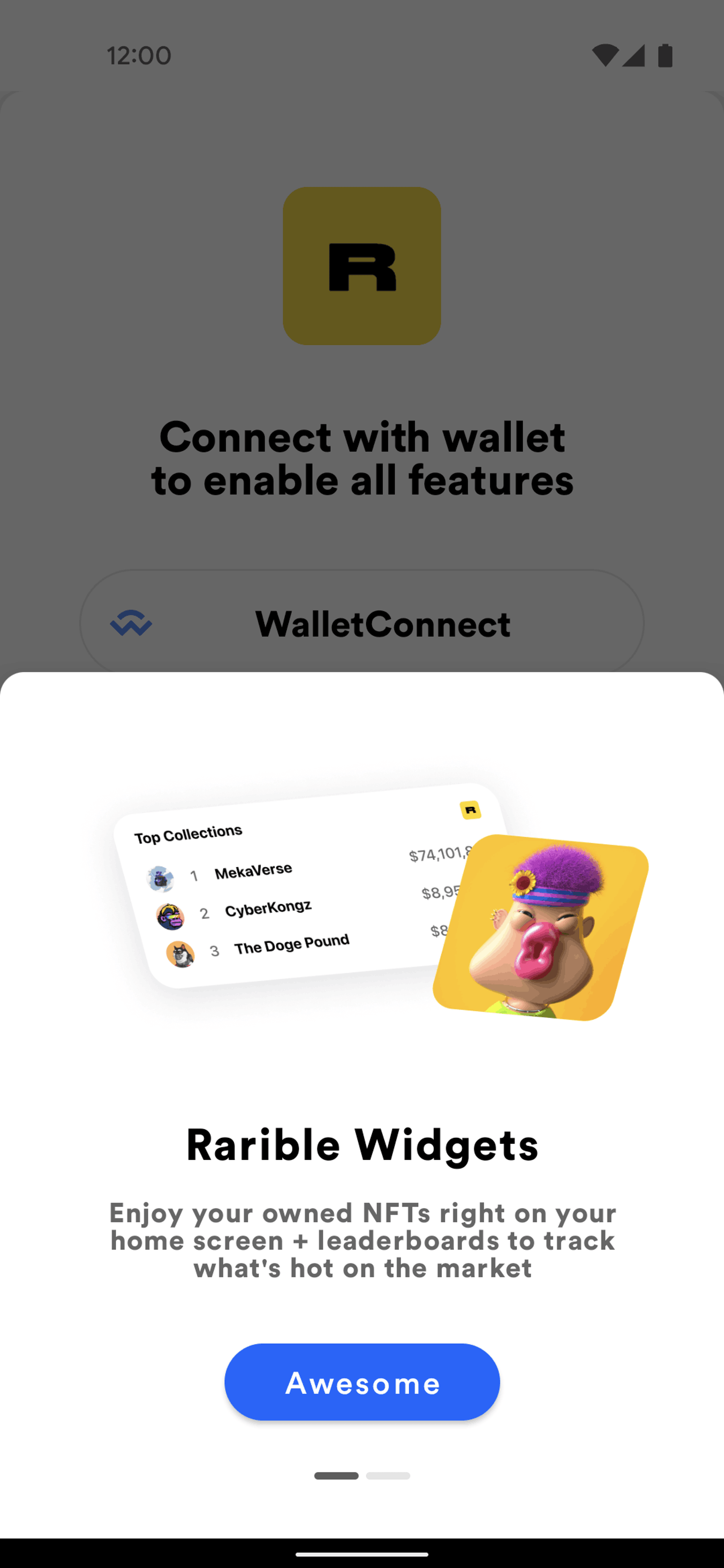 Rarible Android Shopping interface screenshot 5