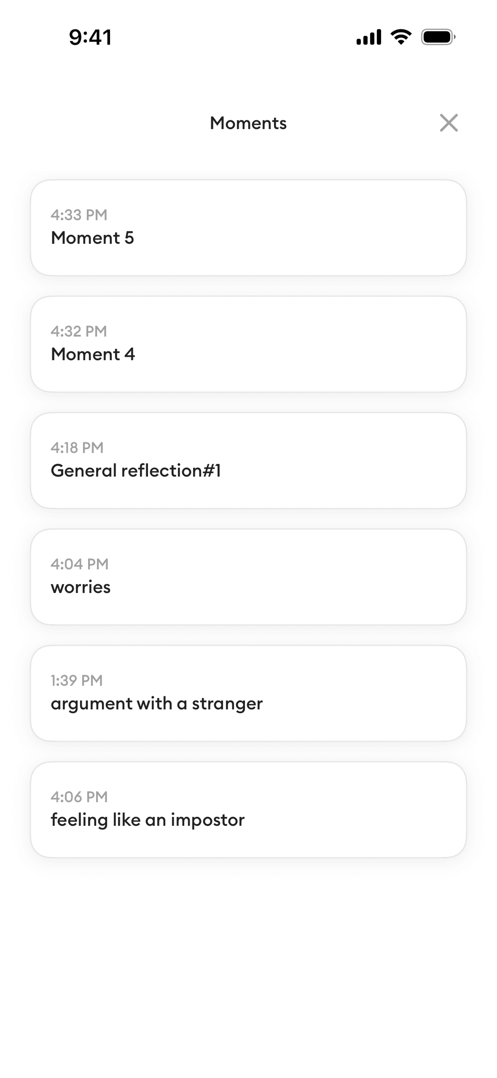 Ahead iOS Health & Fitness interface screenshot 20