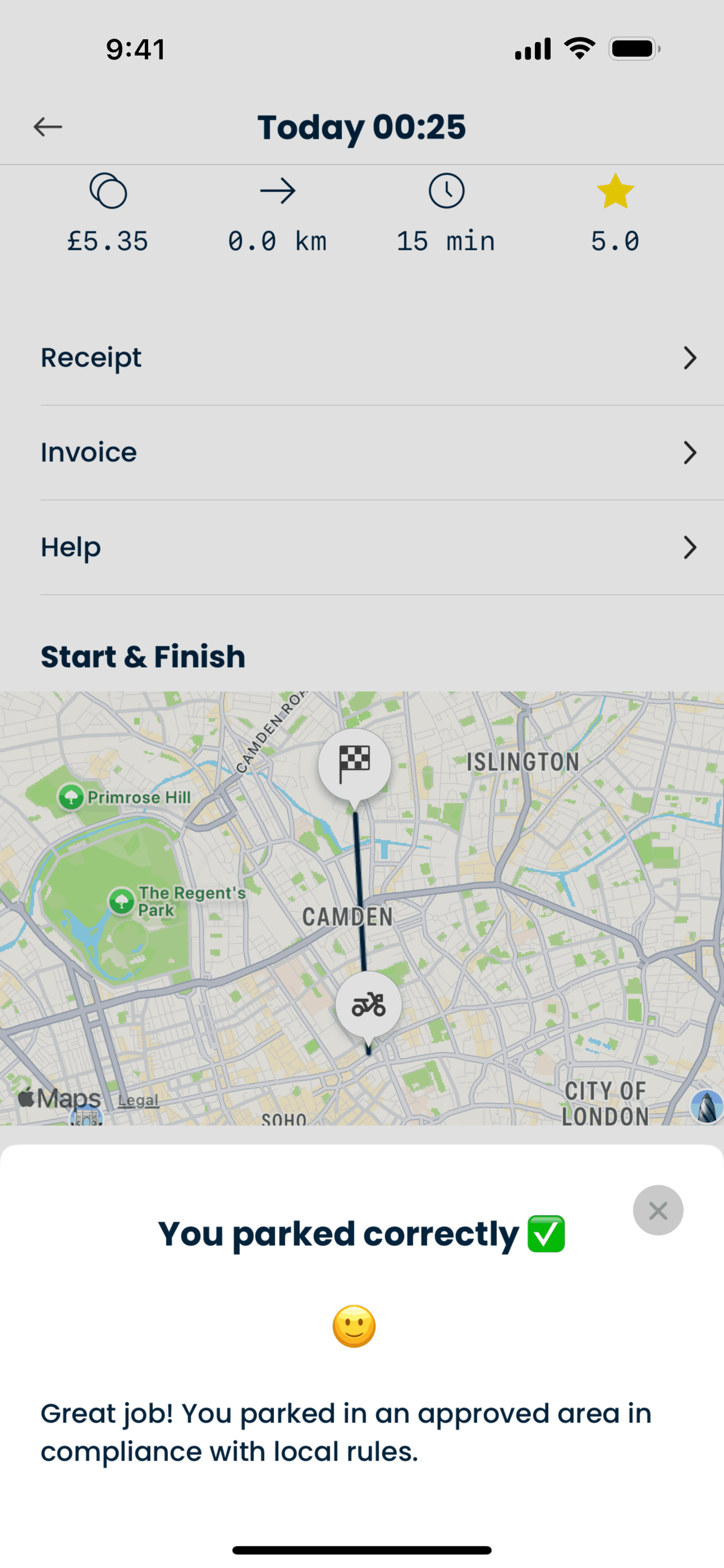Bird iOS Travel & Transportation interface screenshot 12