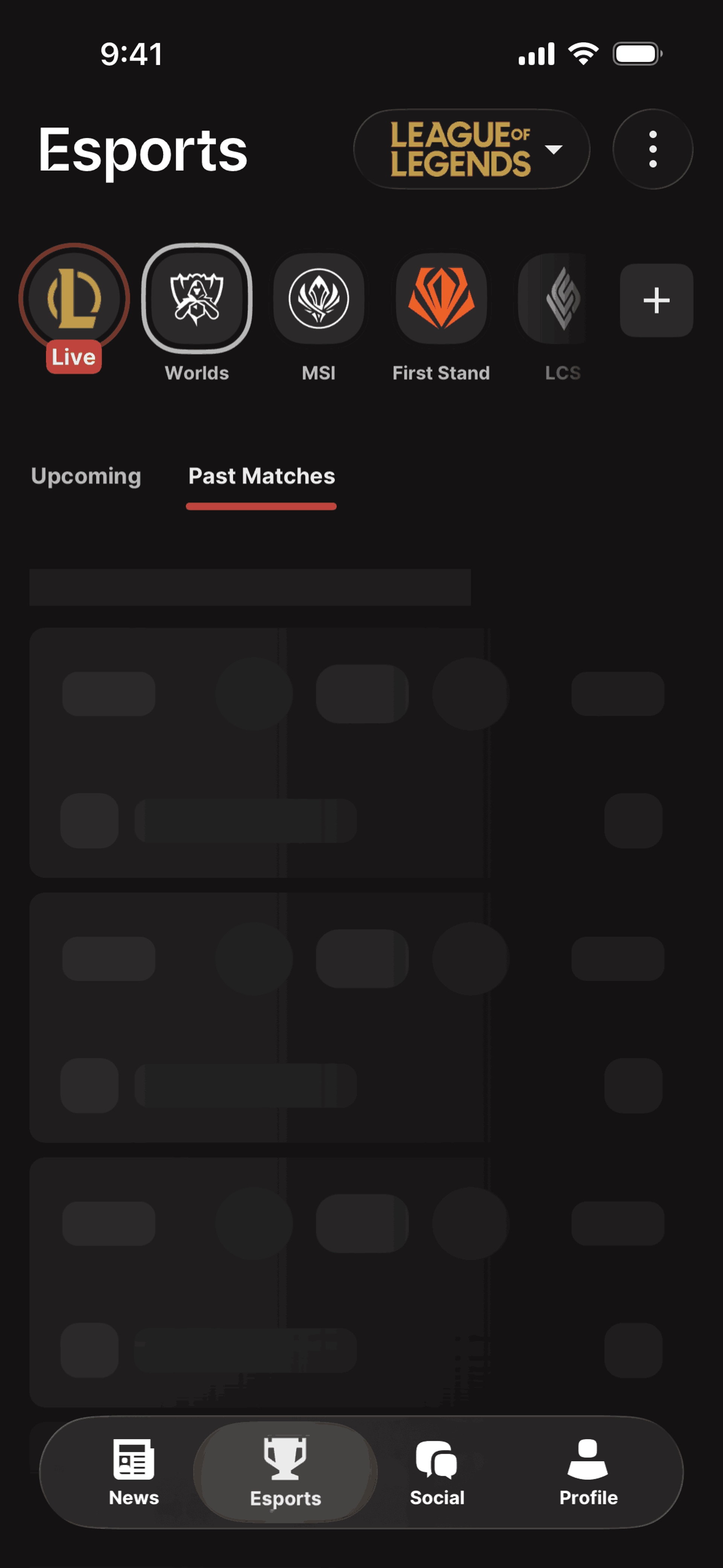 Riot Mobile iOS Entertainment interface screenshot 20