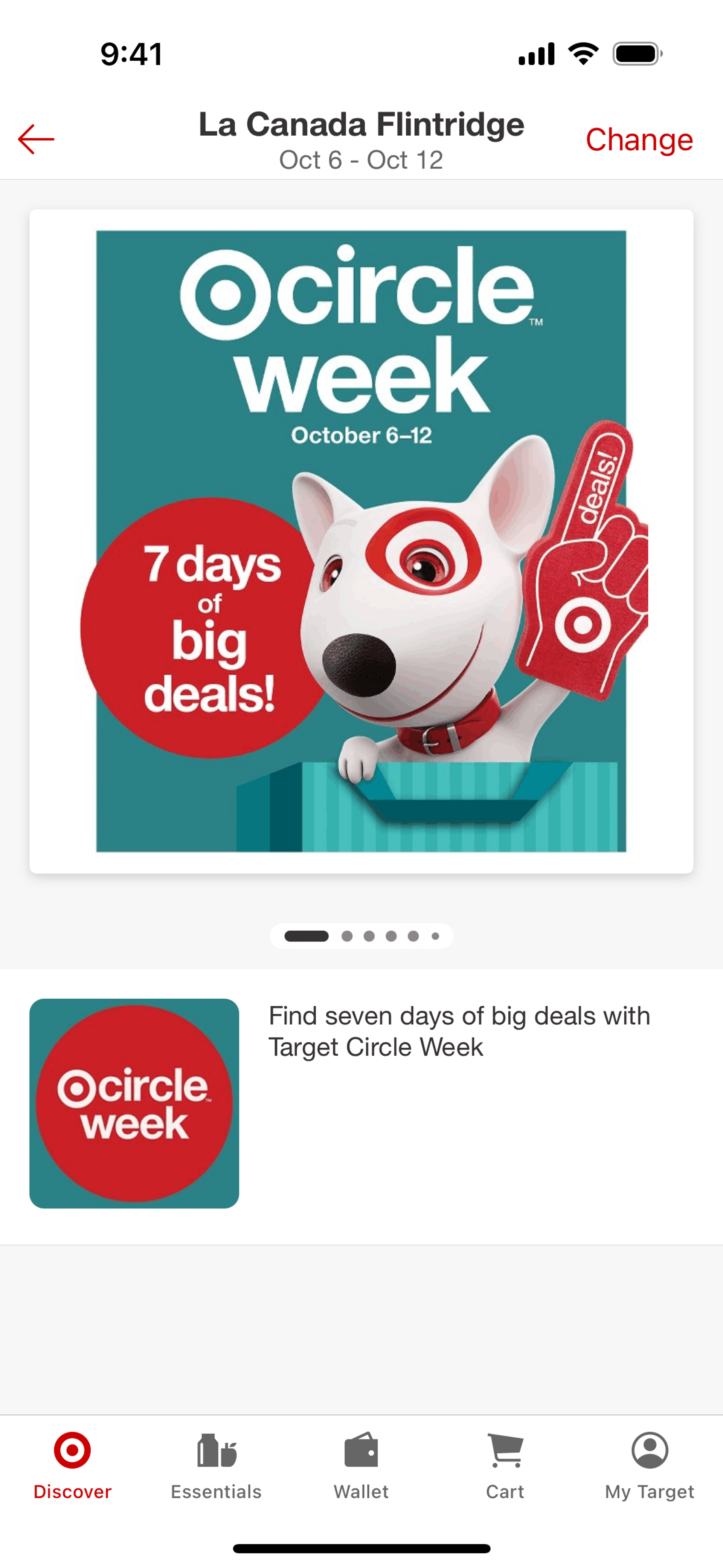 Target iOS Shopping interface screenshot 9