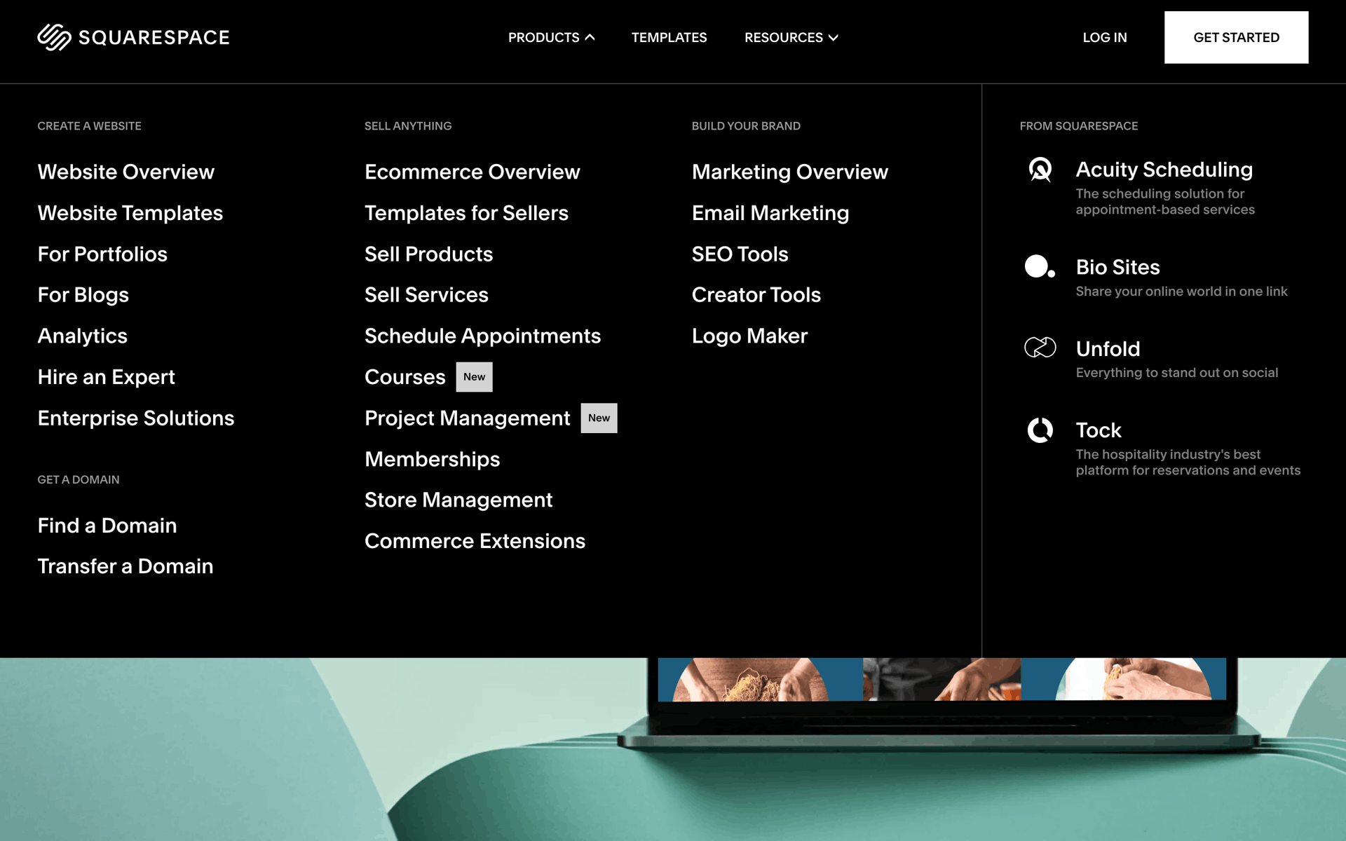 Squarespace Web Business interface screenshot 14