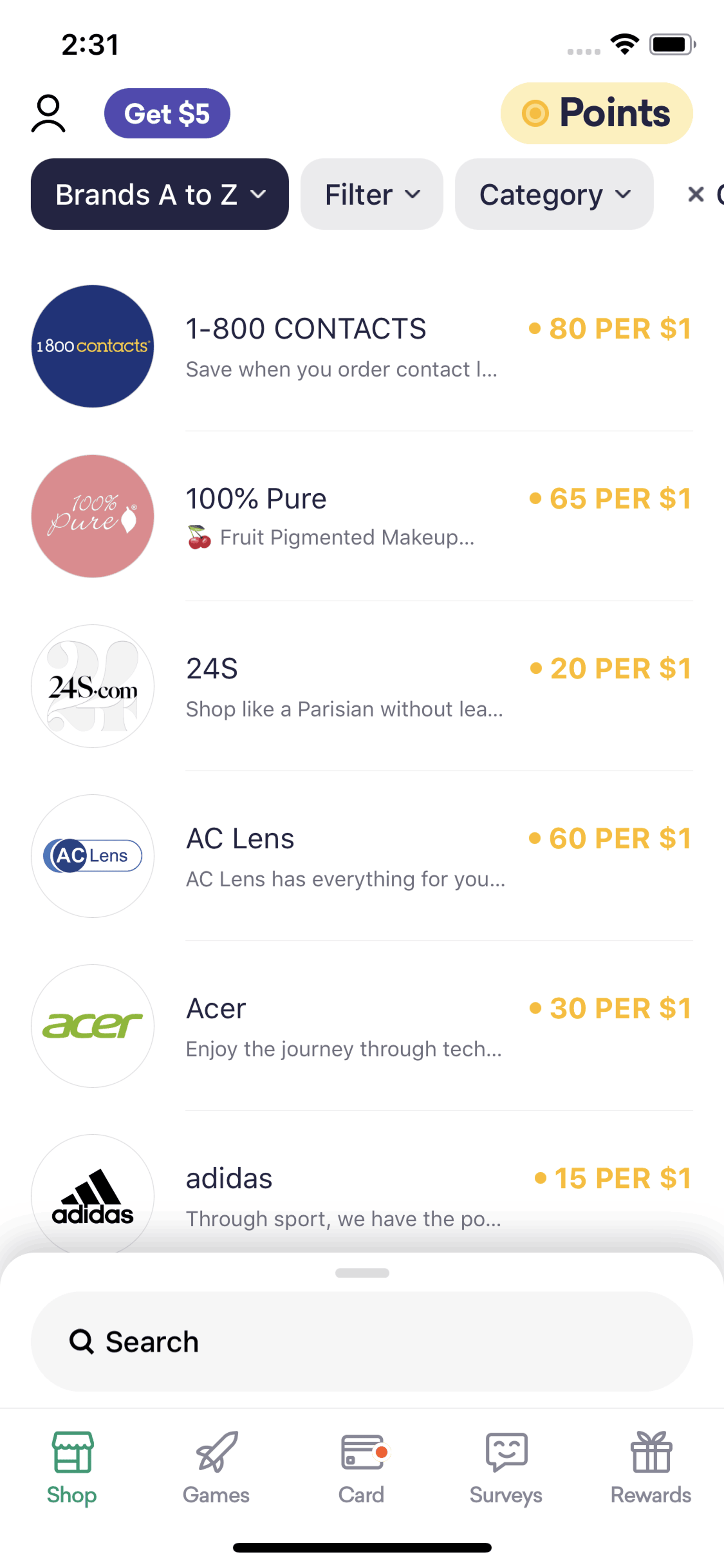 Drop iOS Lifestyle interface screenshot 21