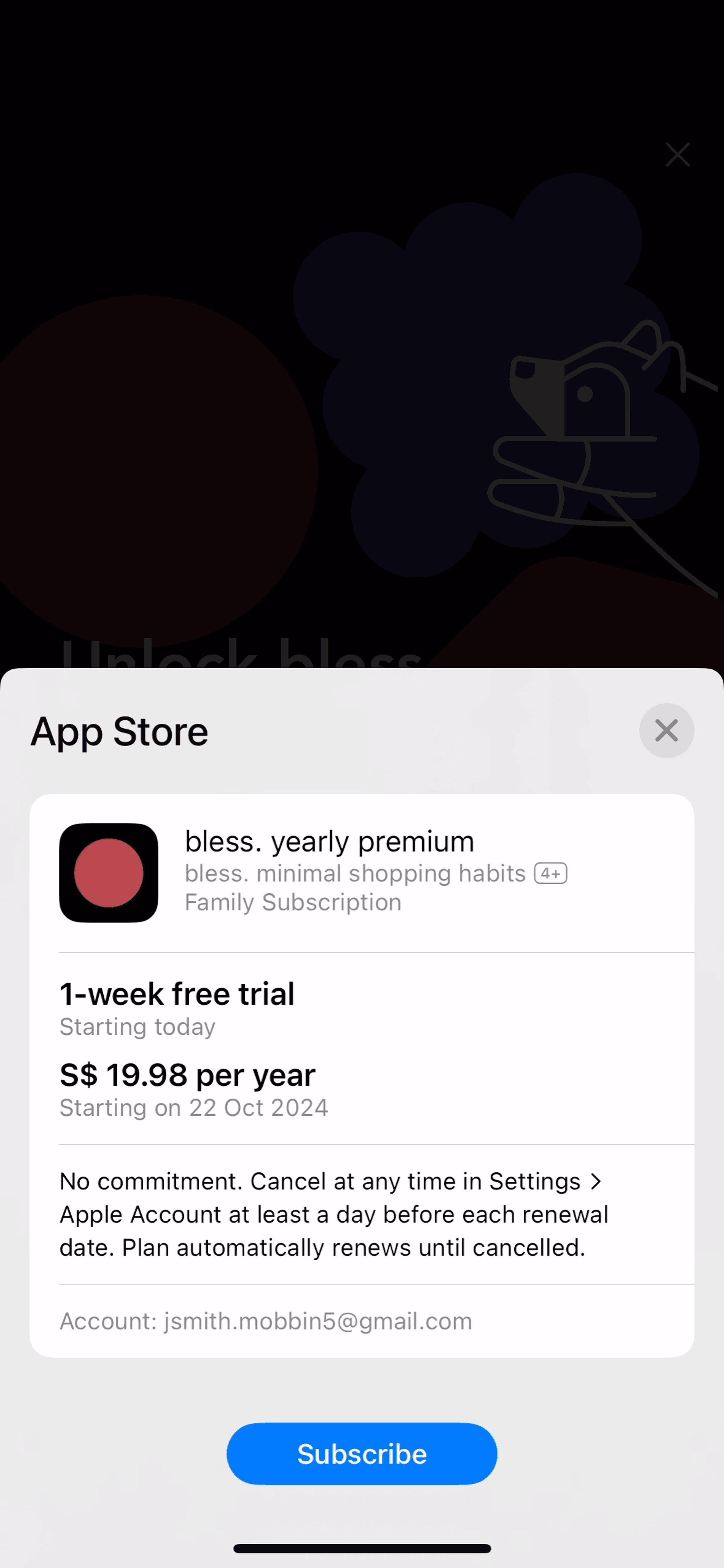 bless. iOS Health & Fitness interface screenshot 5