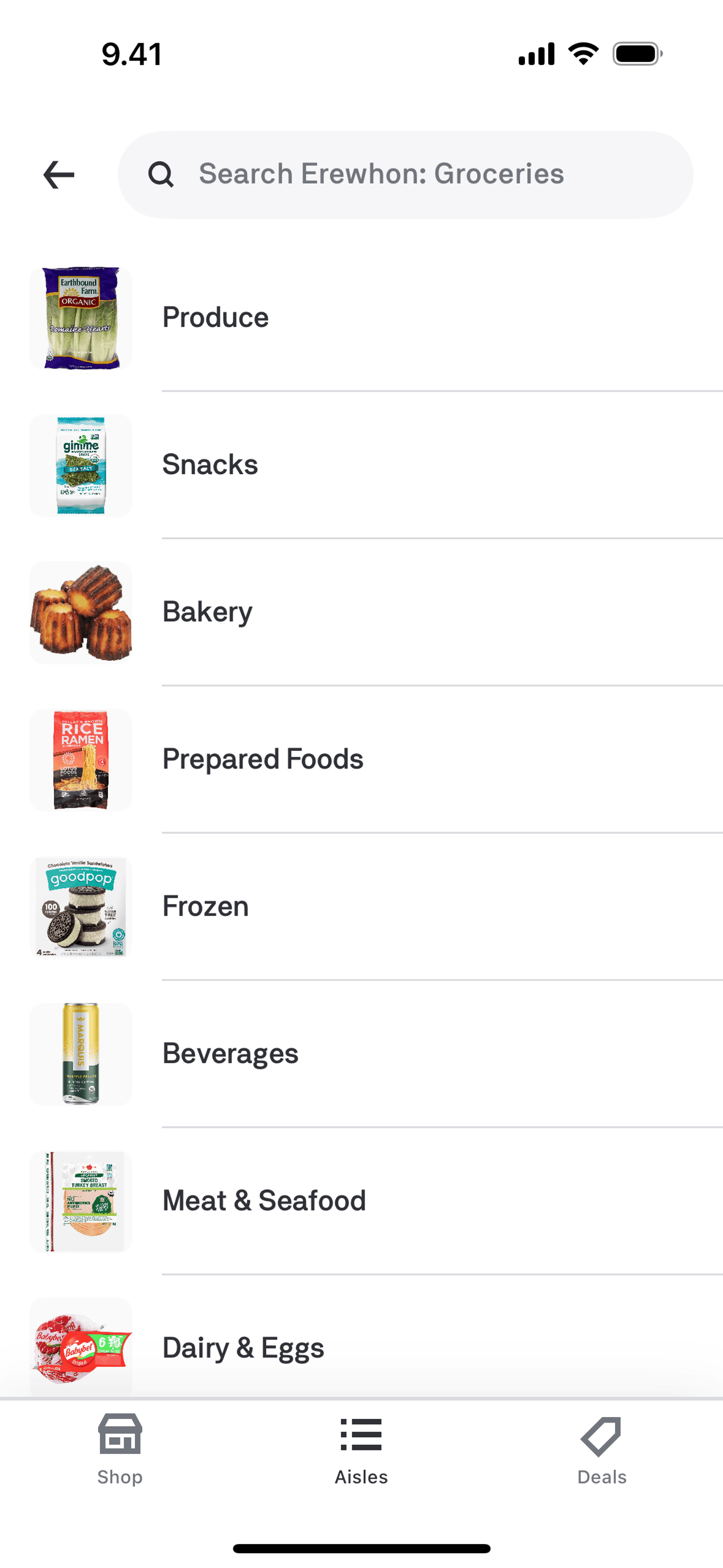 Postmates iOS Food & Drink interface screenshot 3