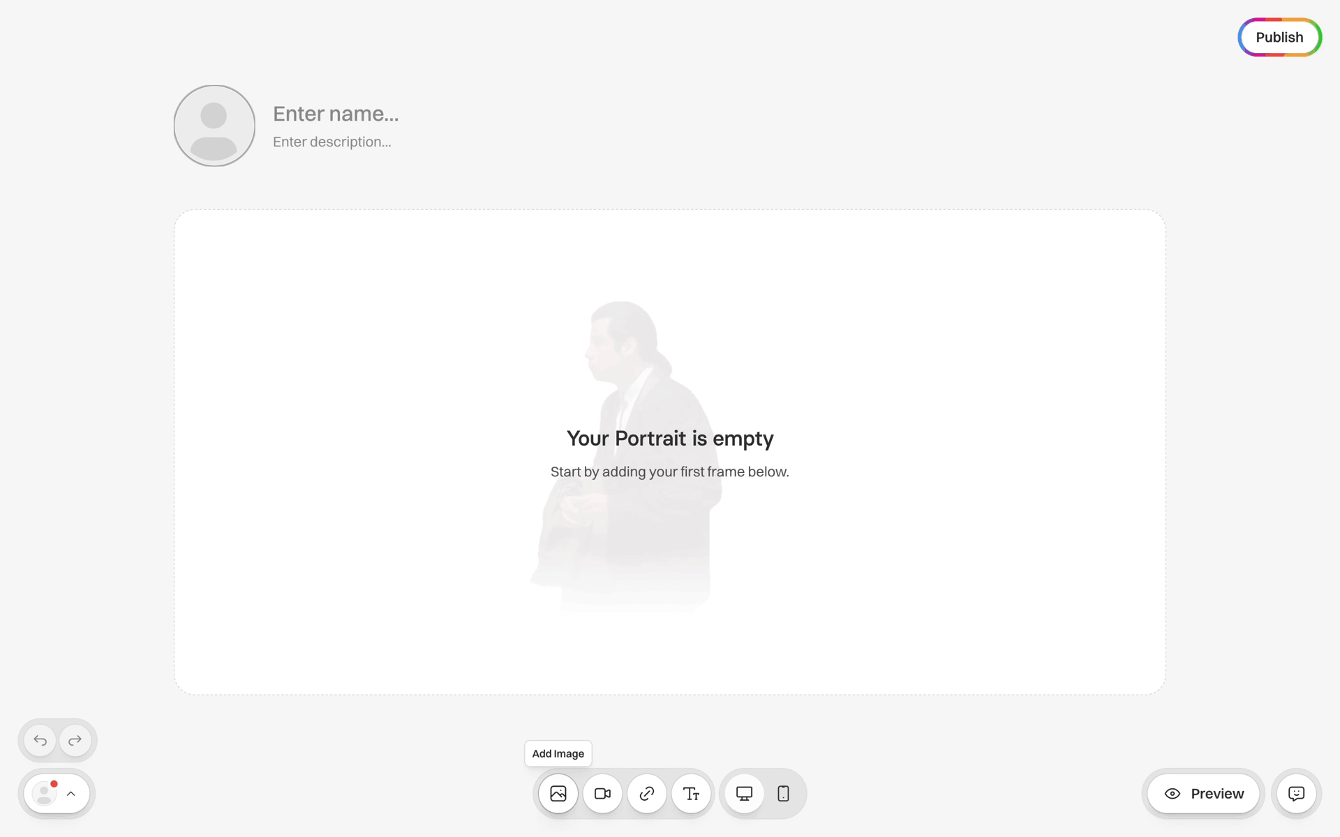 Portrait Web Crypto & Web3 interface screenshot 6