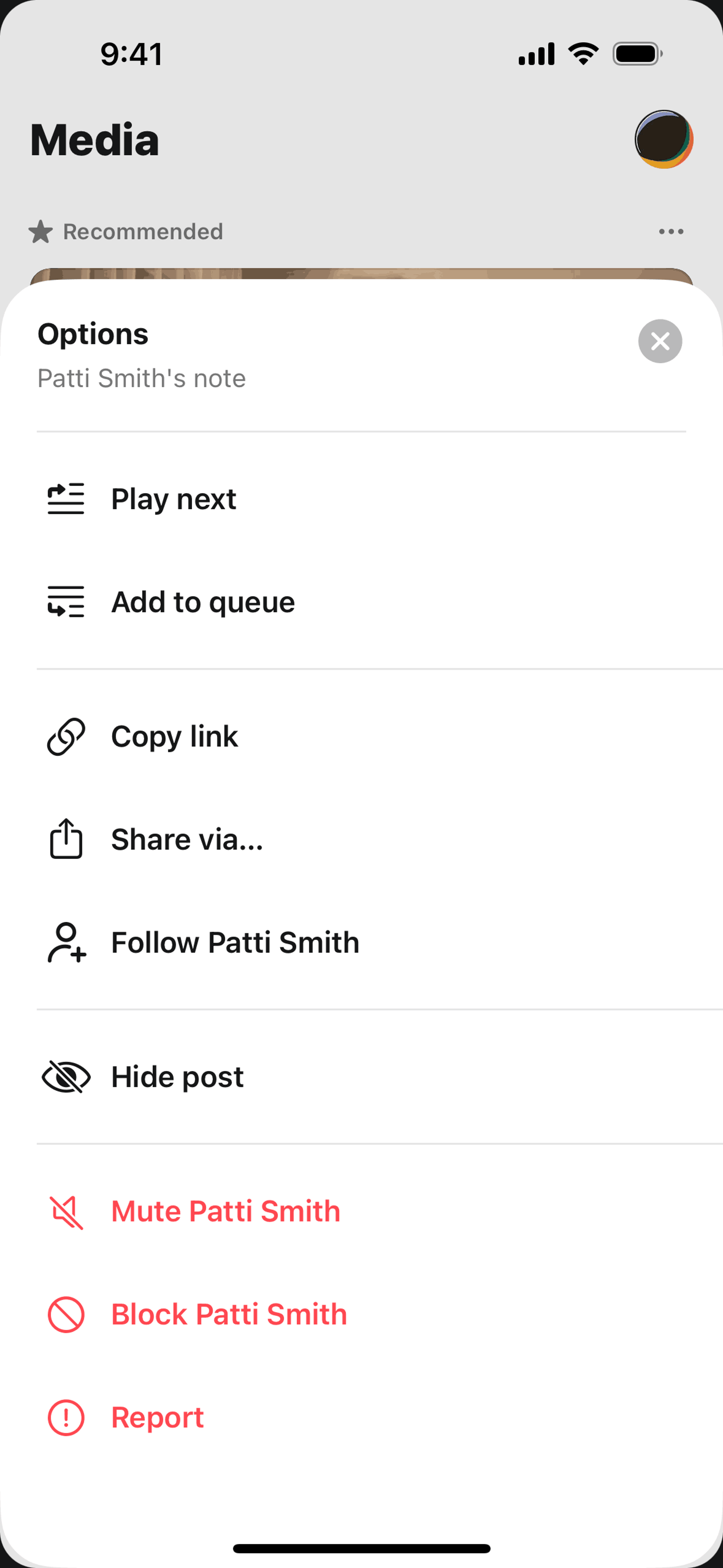 Substack iOS News interface screenshot 8