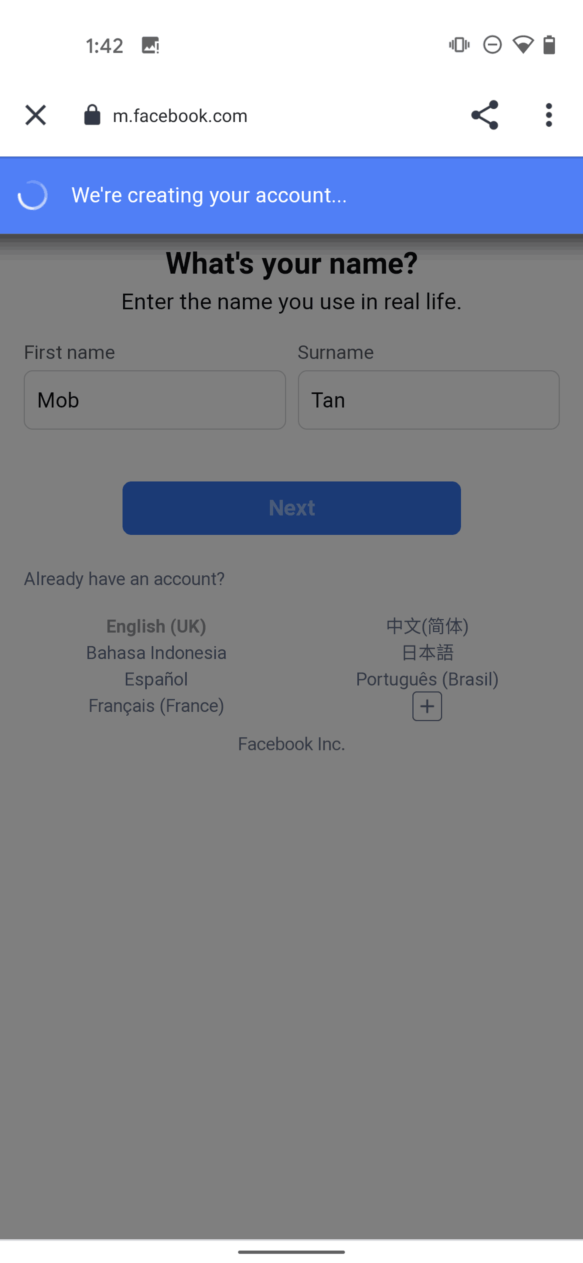 Messenger Android Social Networking interface screenshot 9
