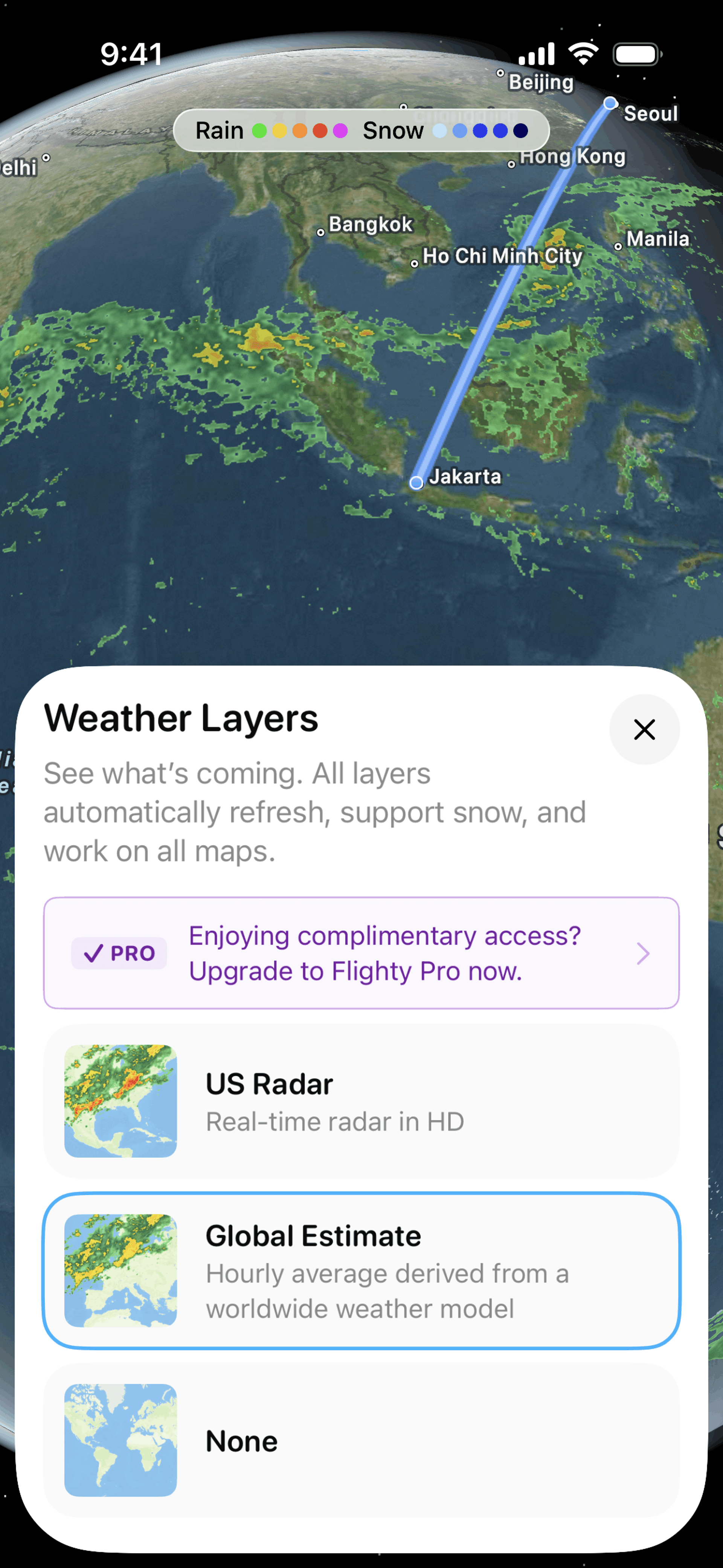 Flighty iOS Travel & Transportation interface screenshot 17