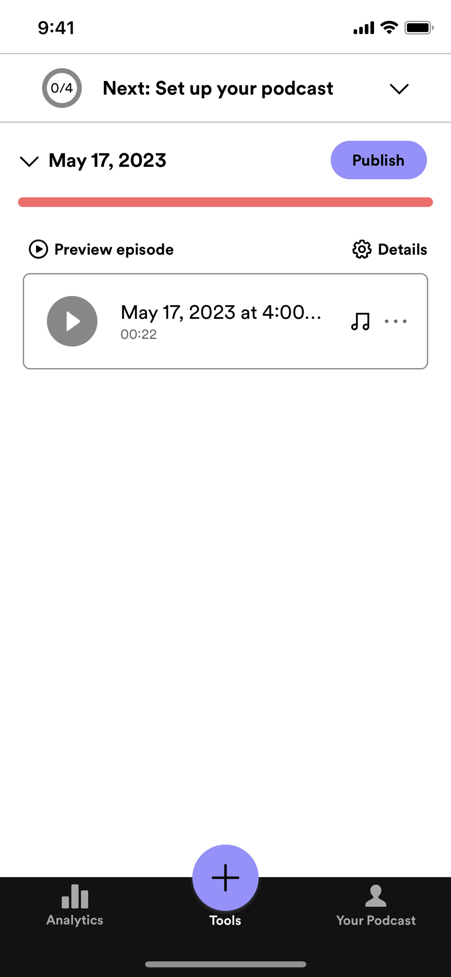 Spotify for Creators iOS Music & Audio interface screenshot 21