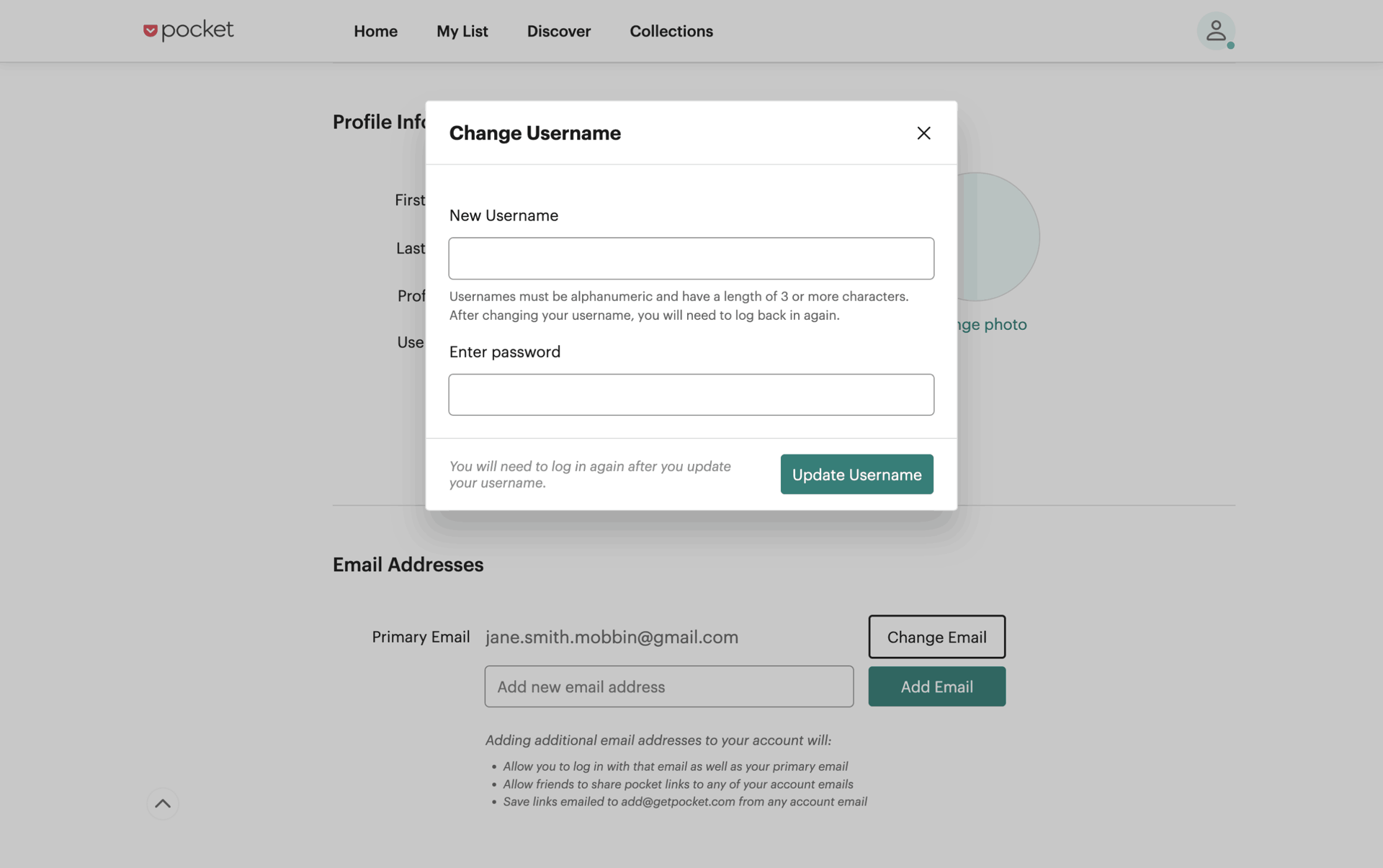 Pocket Web News interface screenshot 9