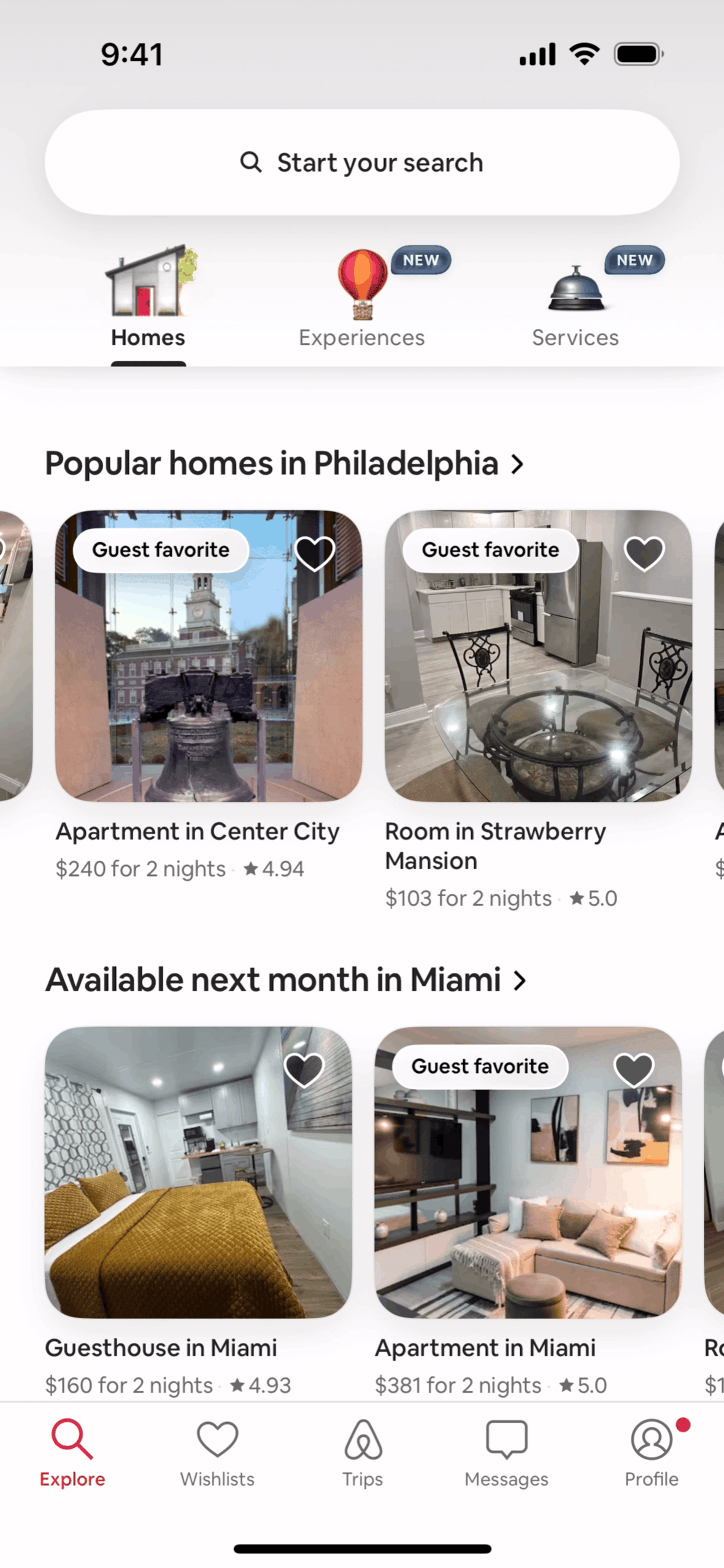 Airbnb iOS Real Estate interface screenshot 17