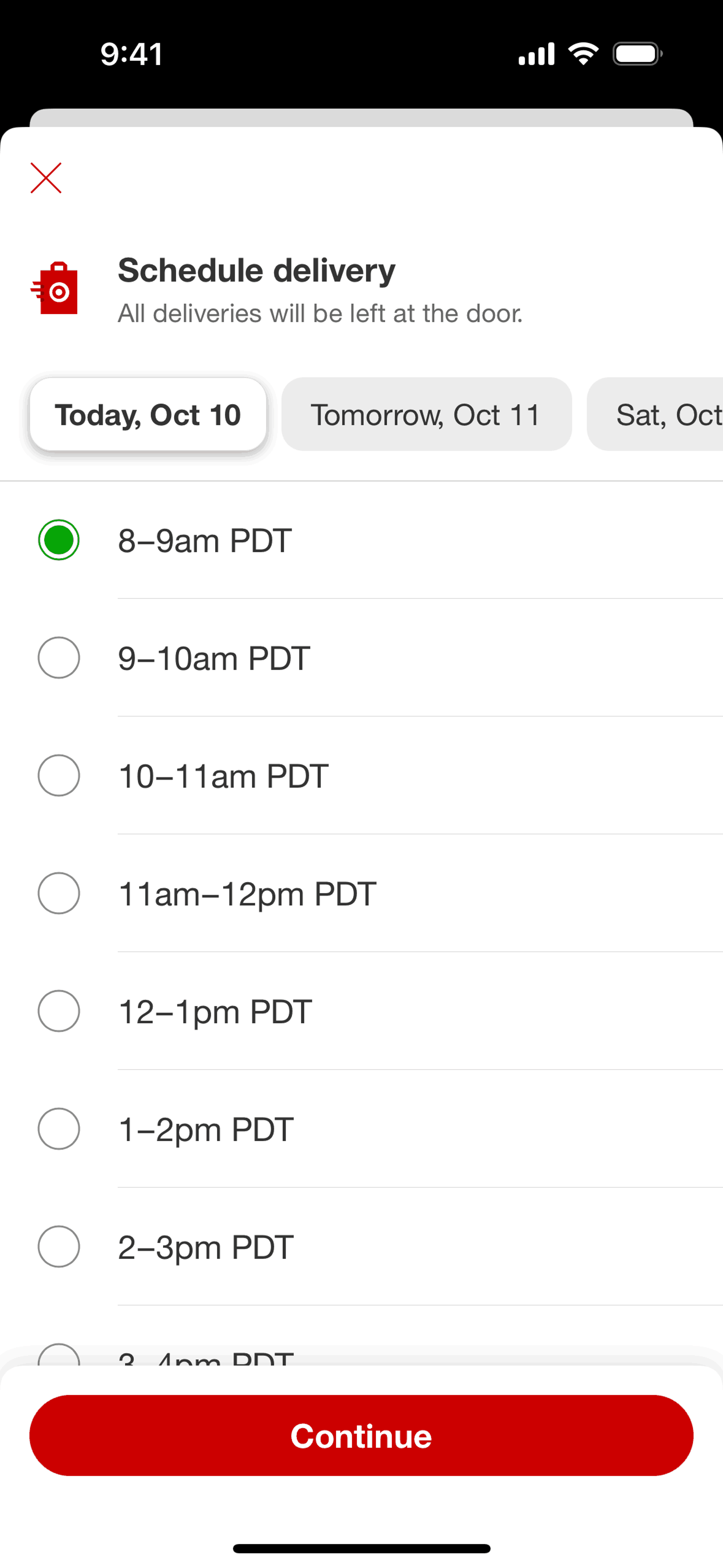 Target iOS Shopping interface screenshot 23