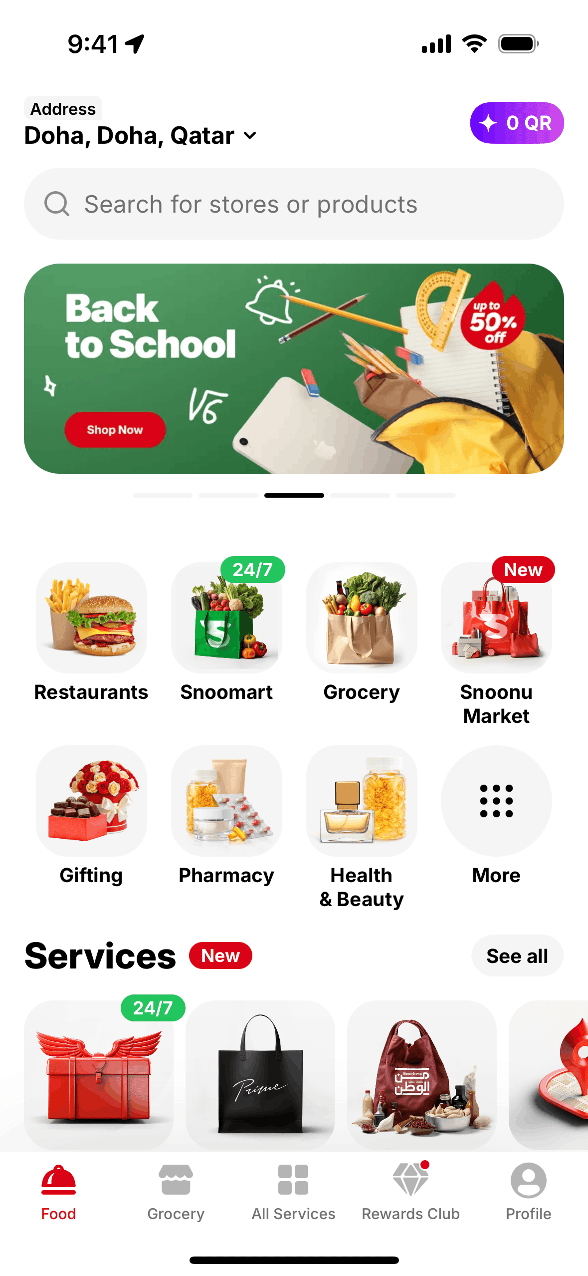 Snoonu iOS Shopping interface screenshot 9