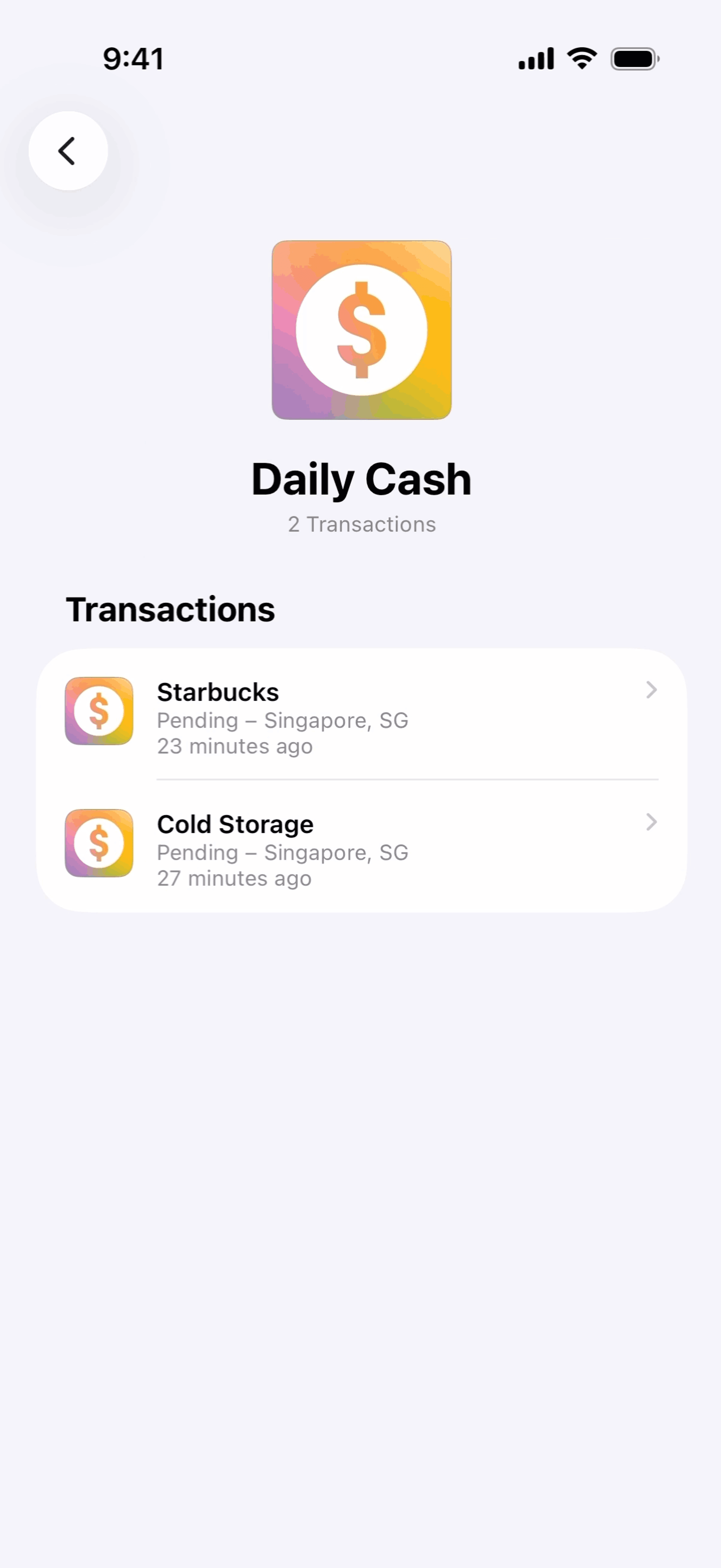 Apple Wallet iOS Finance interface screenshot 17