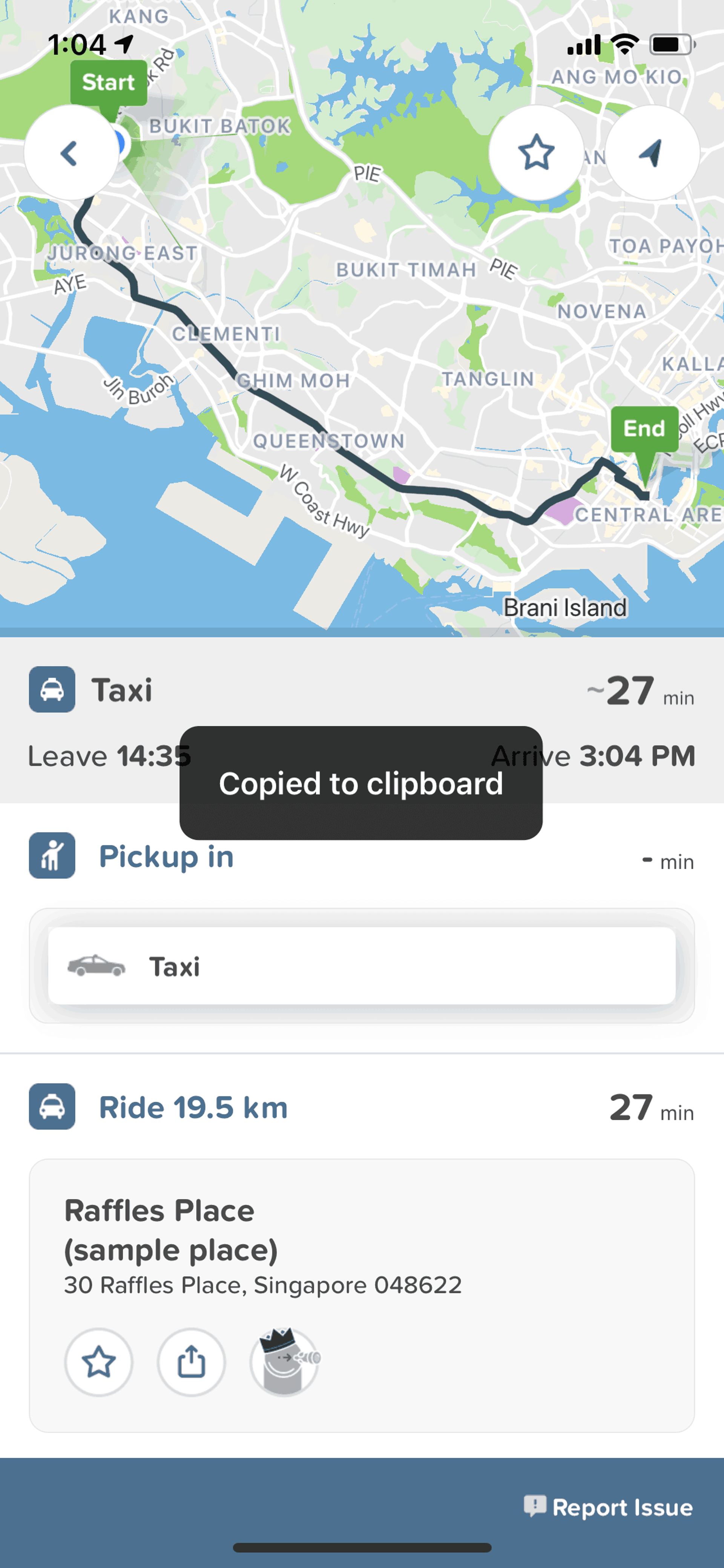 Citymapper iOS Maps & Navigation interface screenshot 22