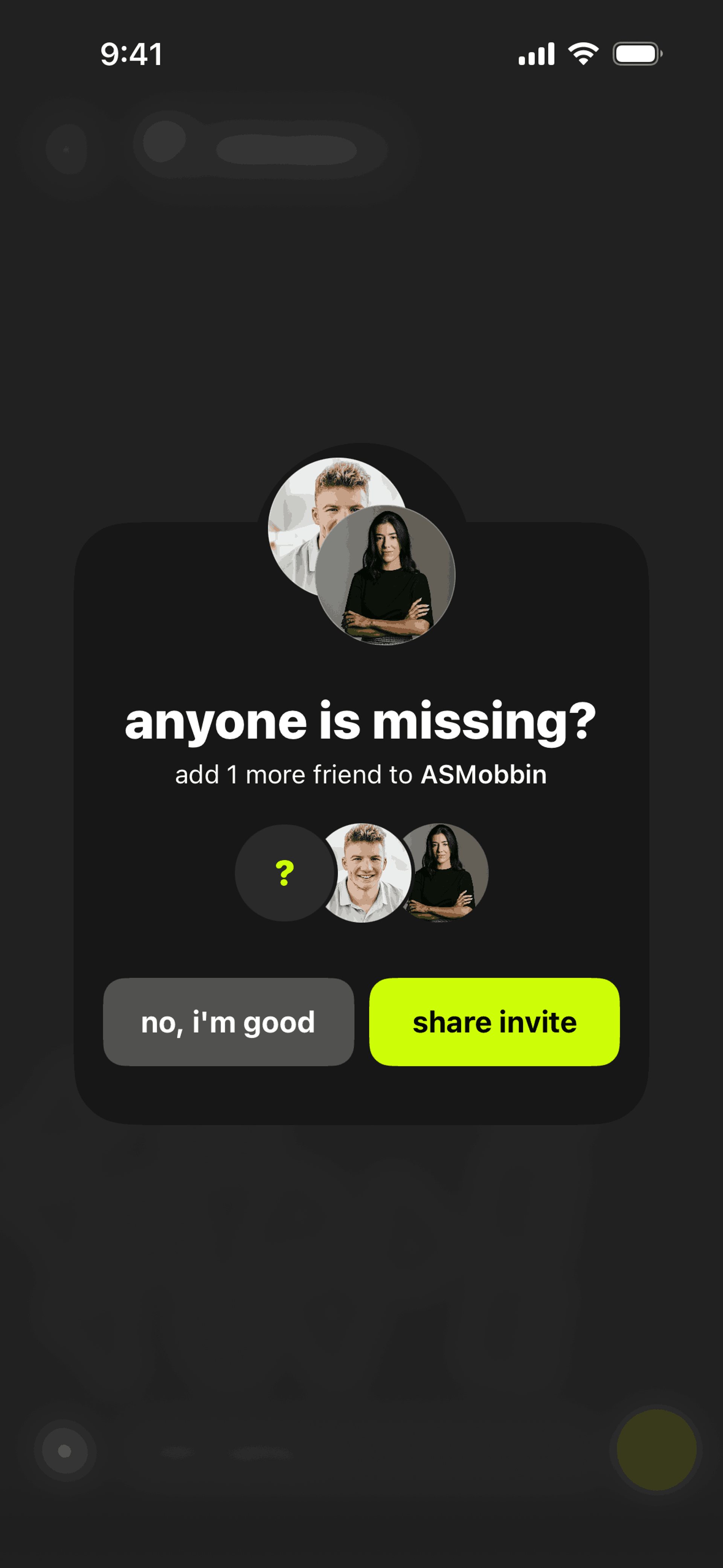 yope iOS Social Networking interface screenshot 10