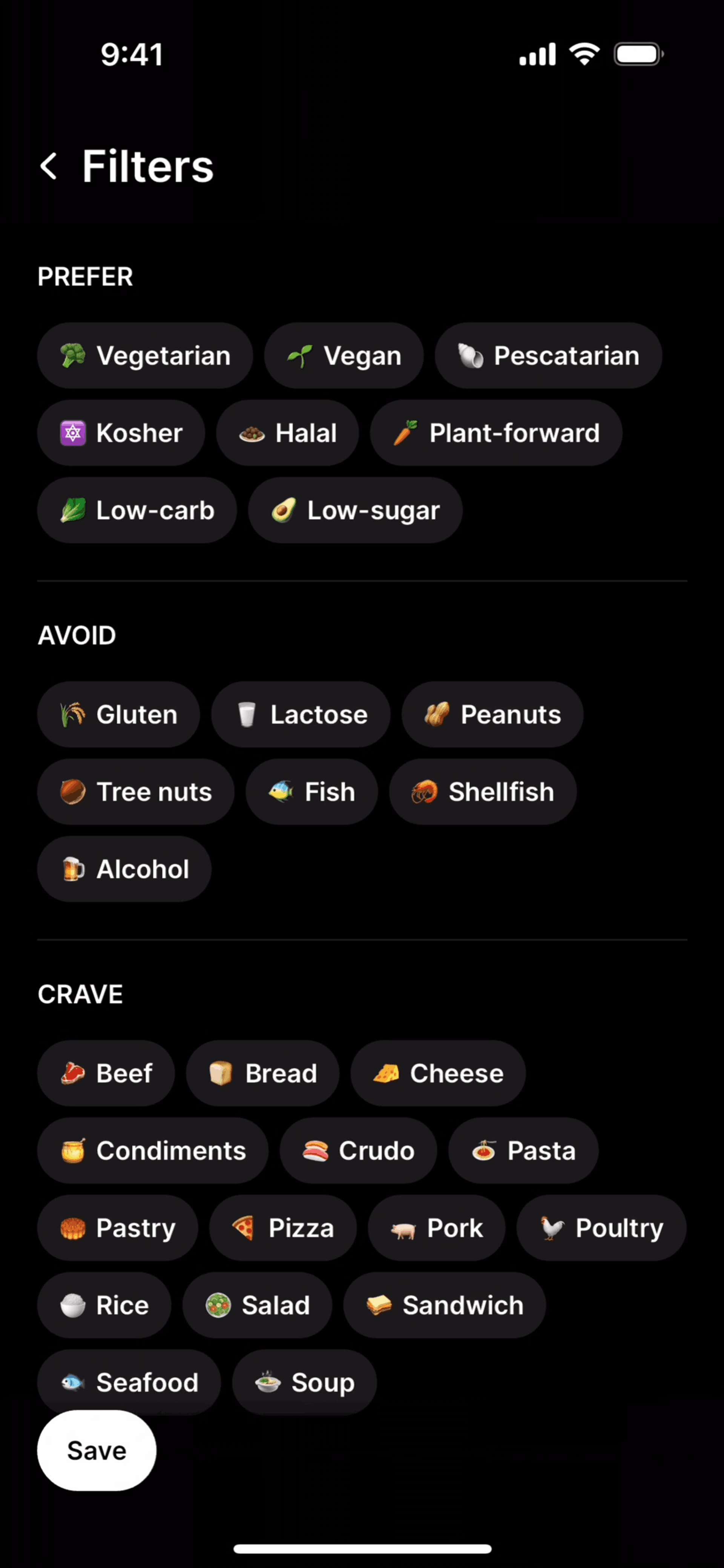 CREME iOS AI interface screenshot 7