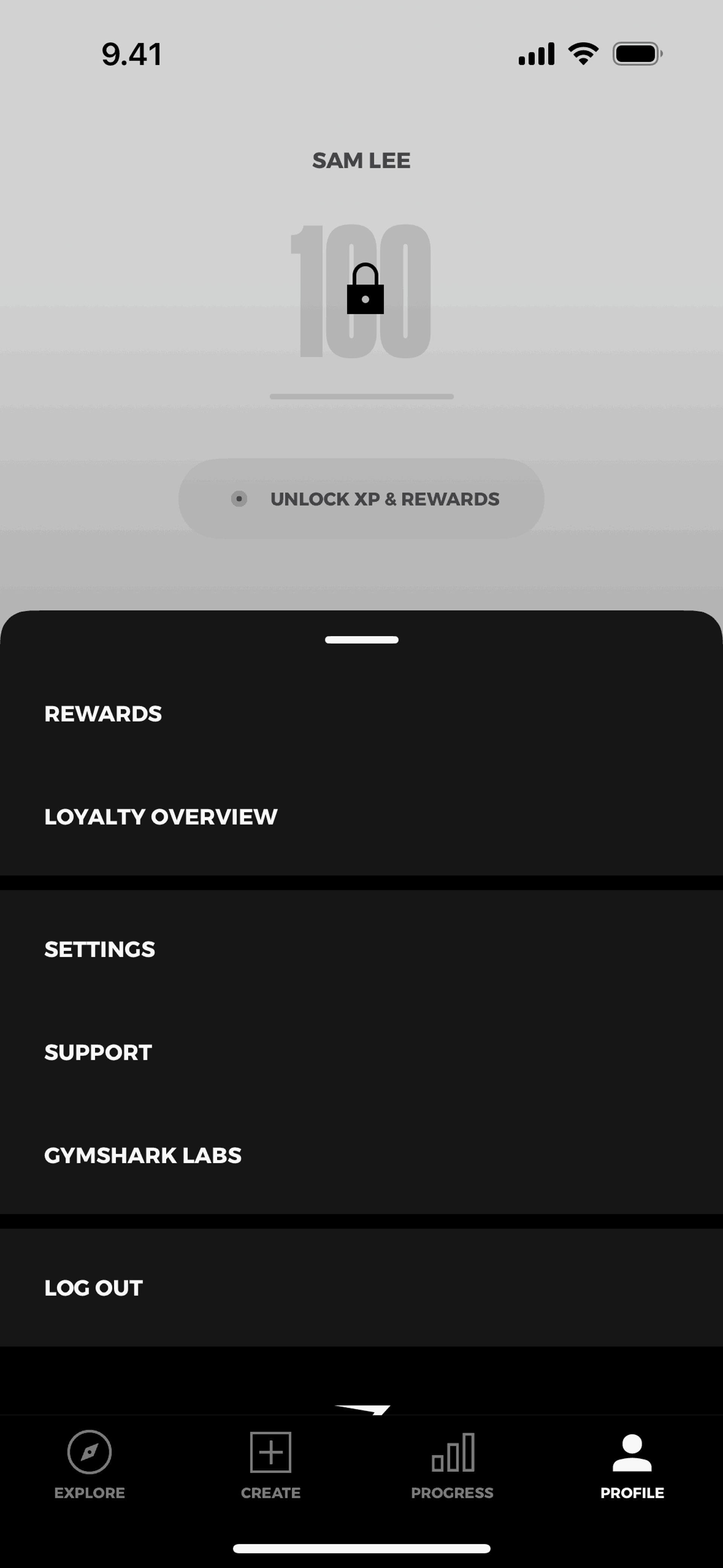 Gymshark Training and Fitness iOS Health & Fitness interface screenshot 21