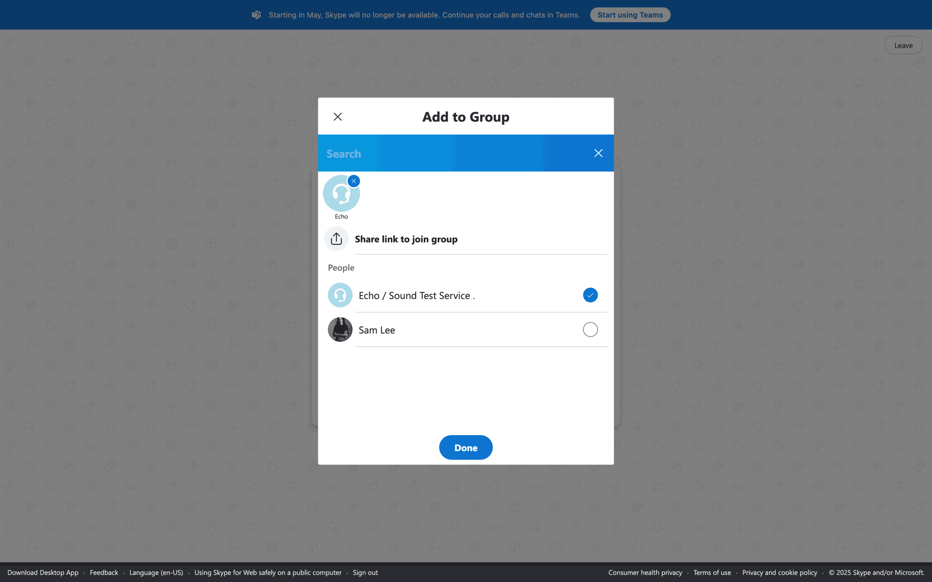 Skype Web Social Networking interface screenshot 24