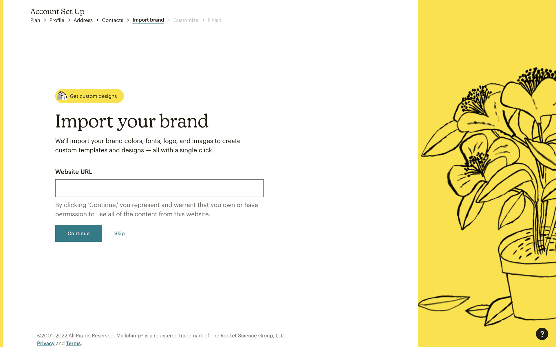 Mailchimp Web Business interface screenshot 22