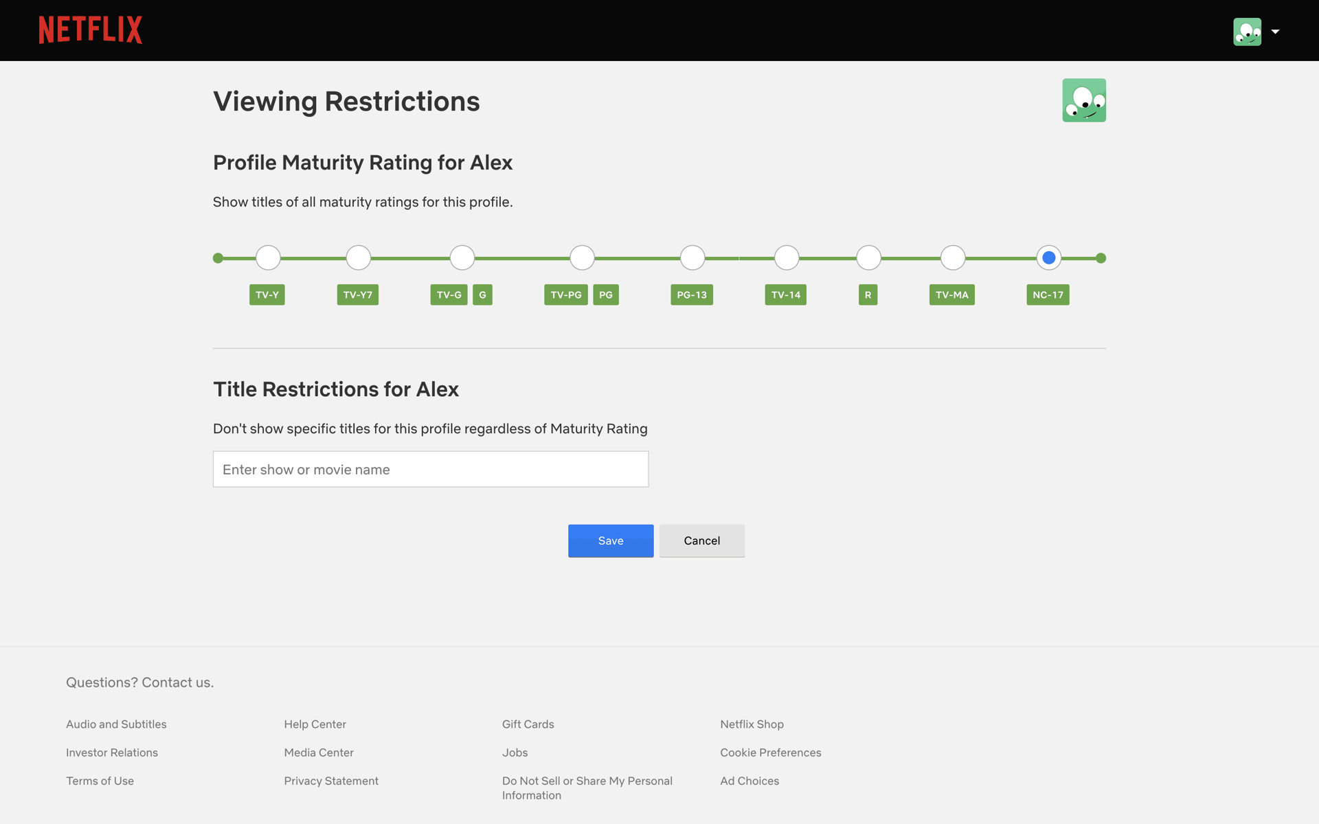 Netflix Web Entertainment interface screenshot 21