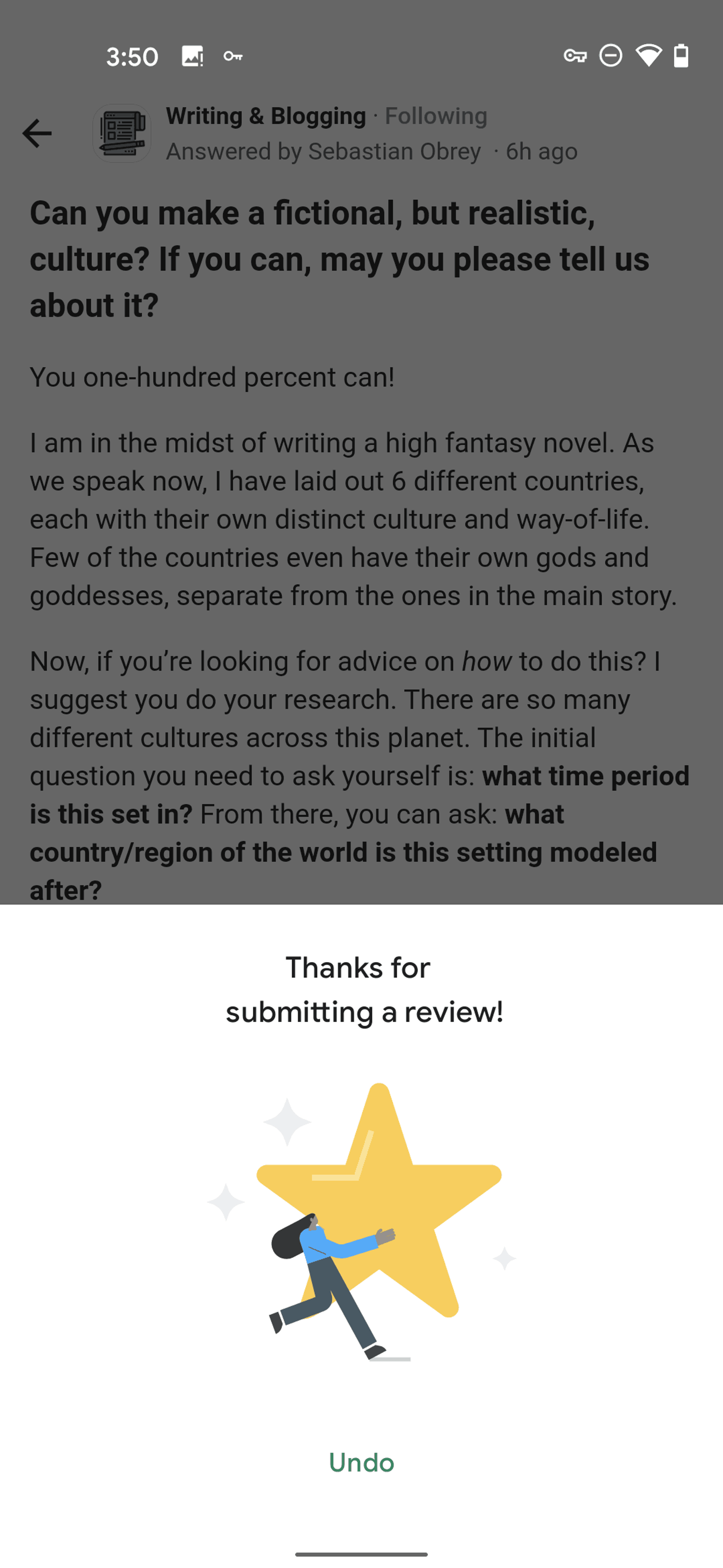 Quora Android News interface screenshot 23