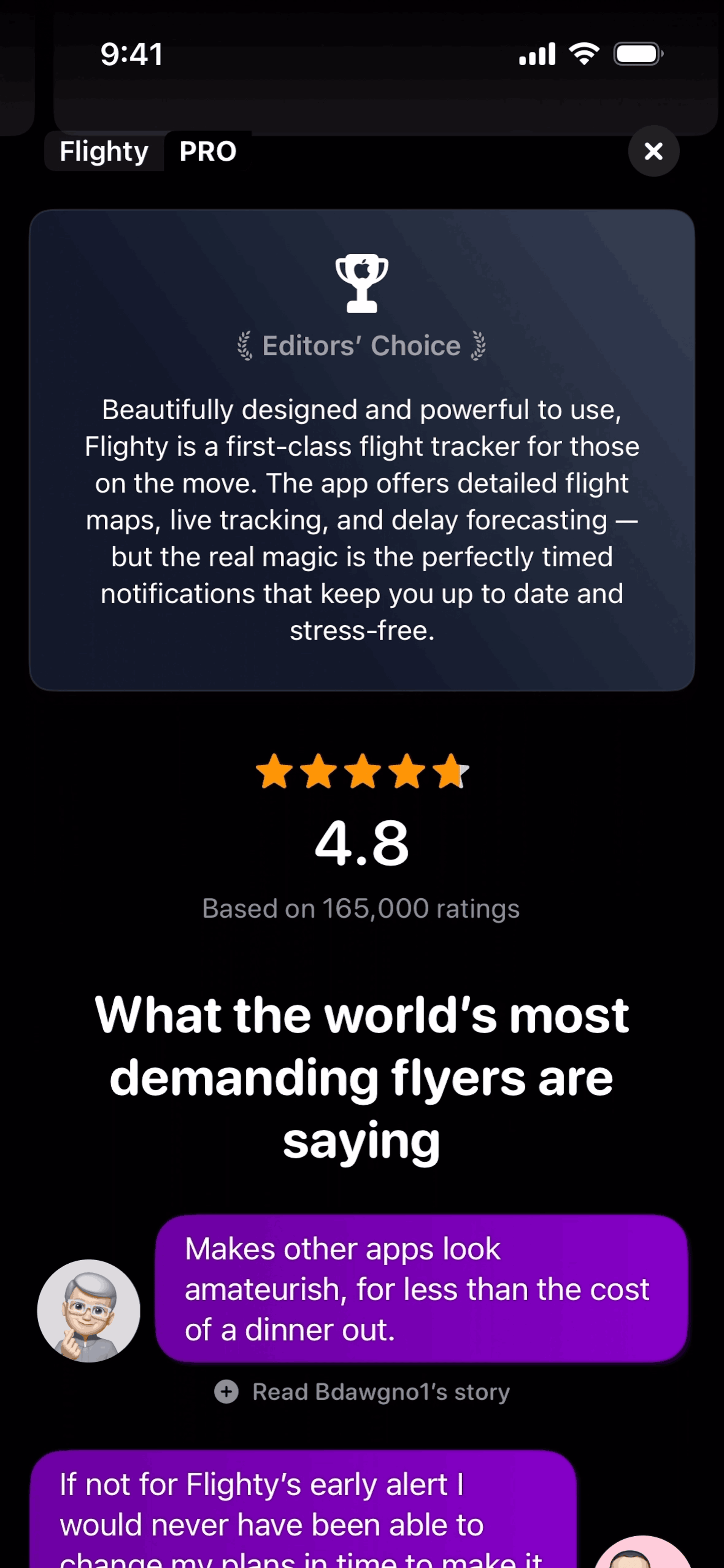 Flighty iOS Travel & Transportation interface screenshot 7