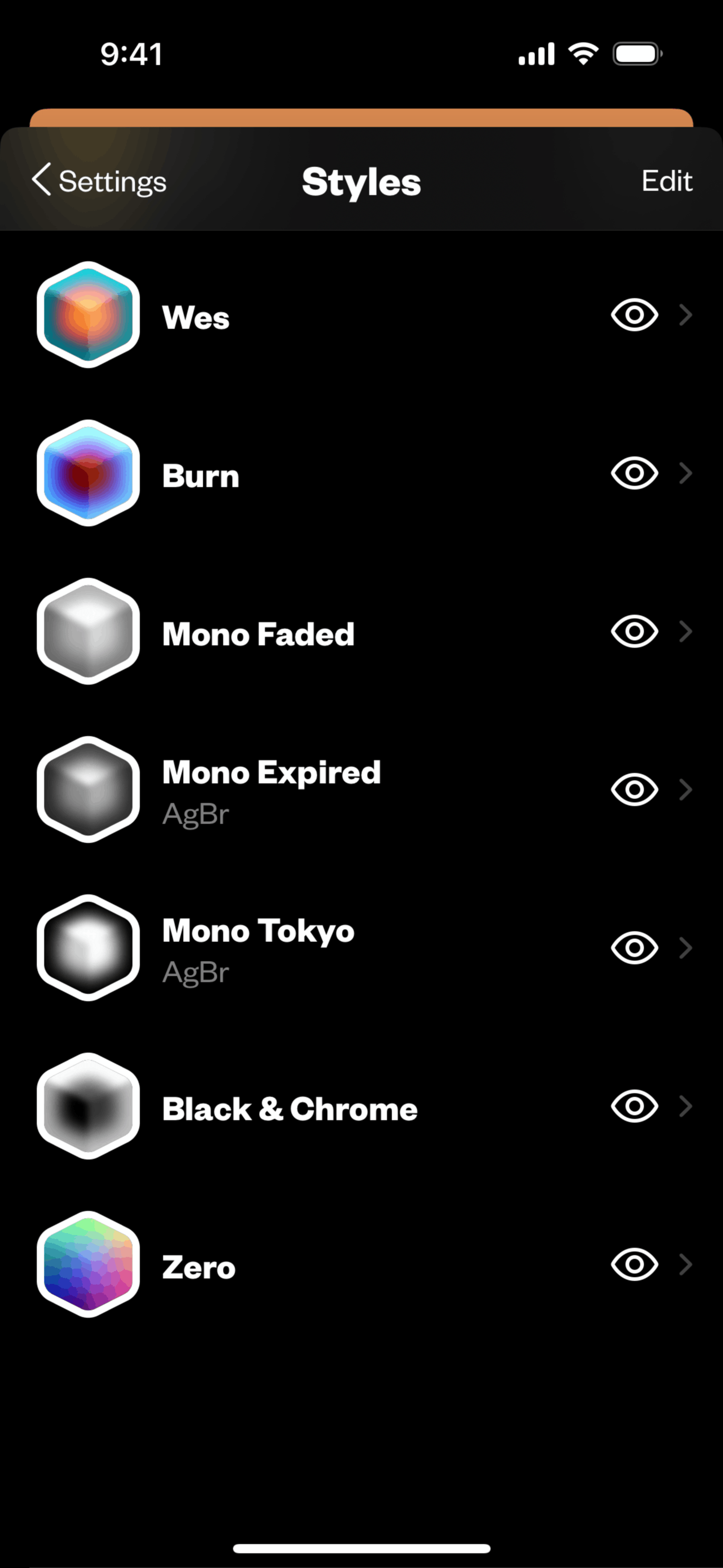 (Not Boring) Camera iOS Photo & Video interface screenshot 20