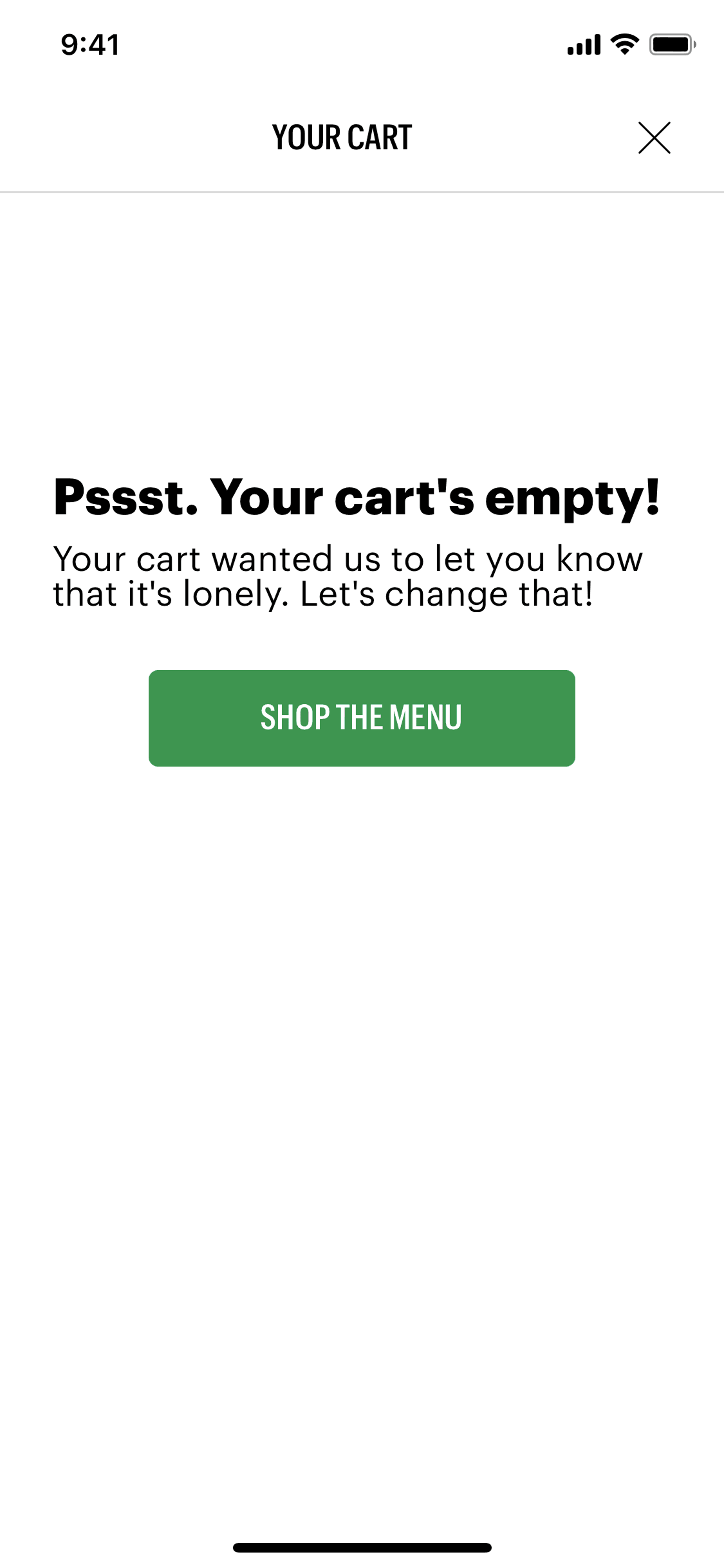 Subway iOS Food & Drink interface screenshot 8