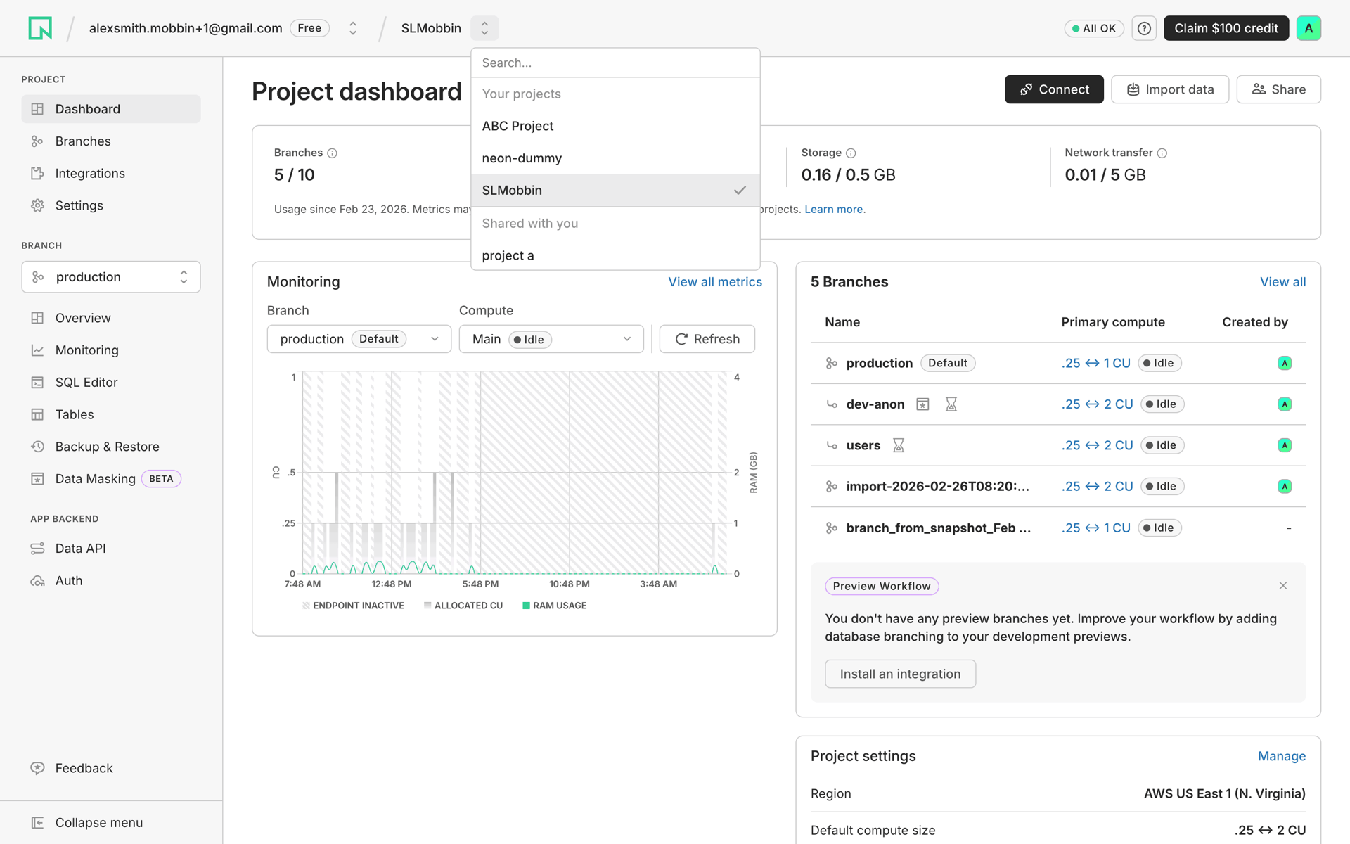 Neon Web Developer Tools interface screenshot 3
