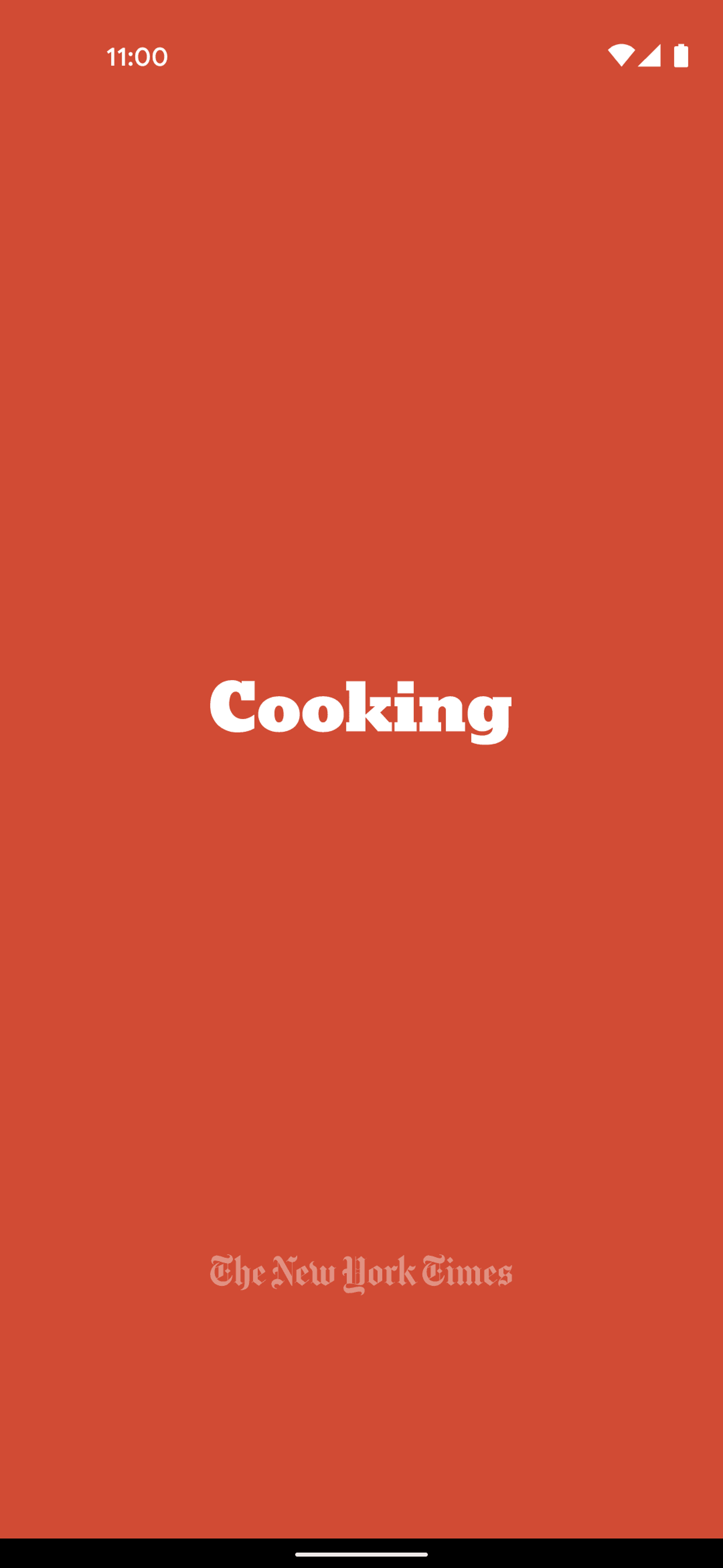 NYT Cooking Android Food & Drink interface screenshot 1