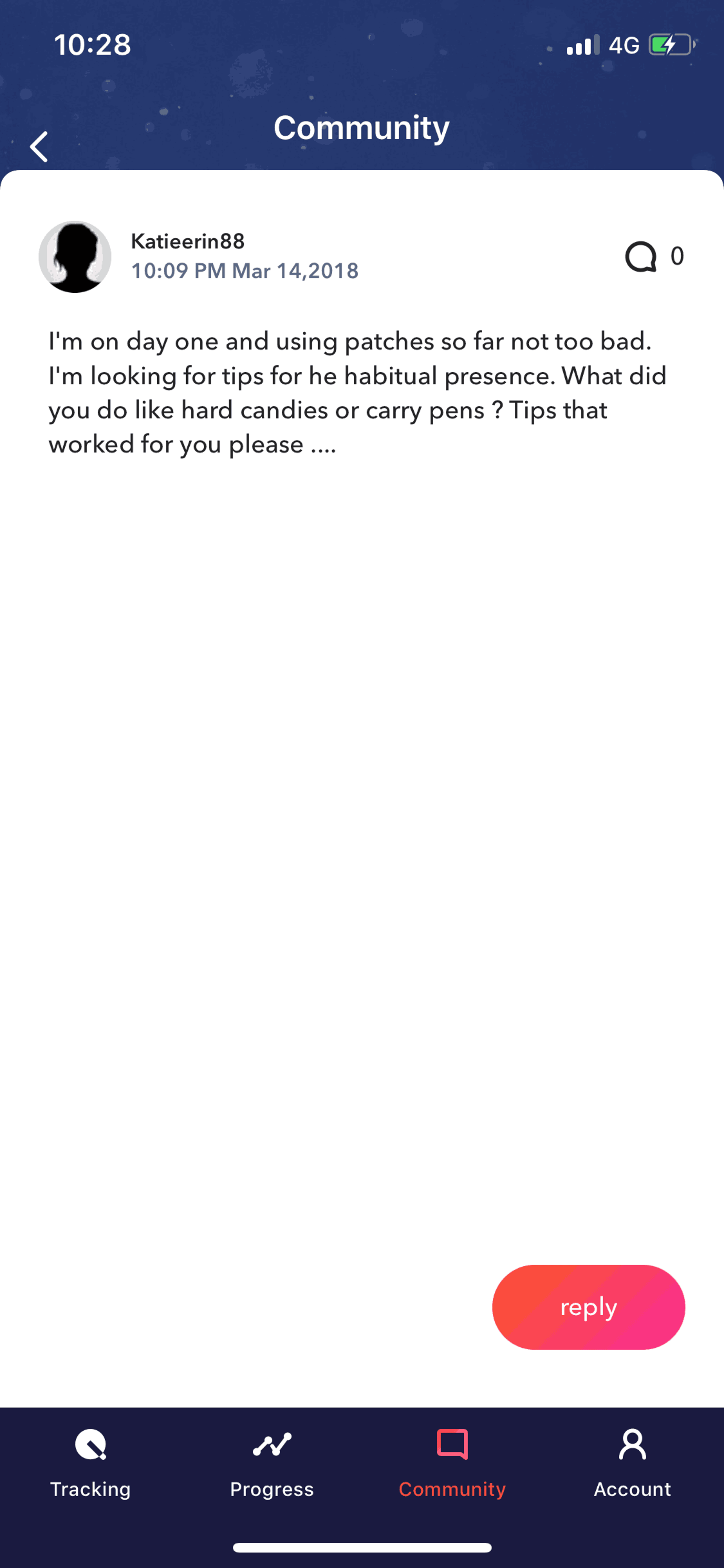 LIVESTRONG MyQuit Coach iOS Health & Fitness interface screenshot 17