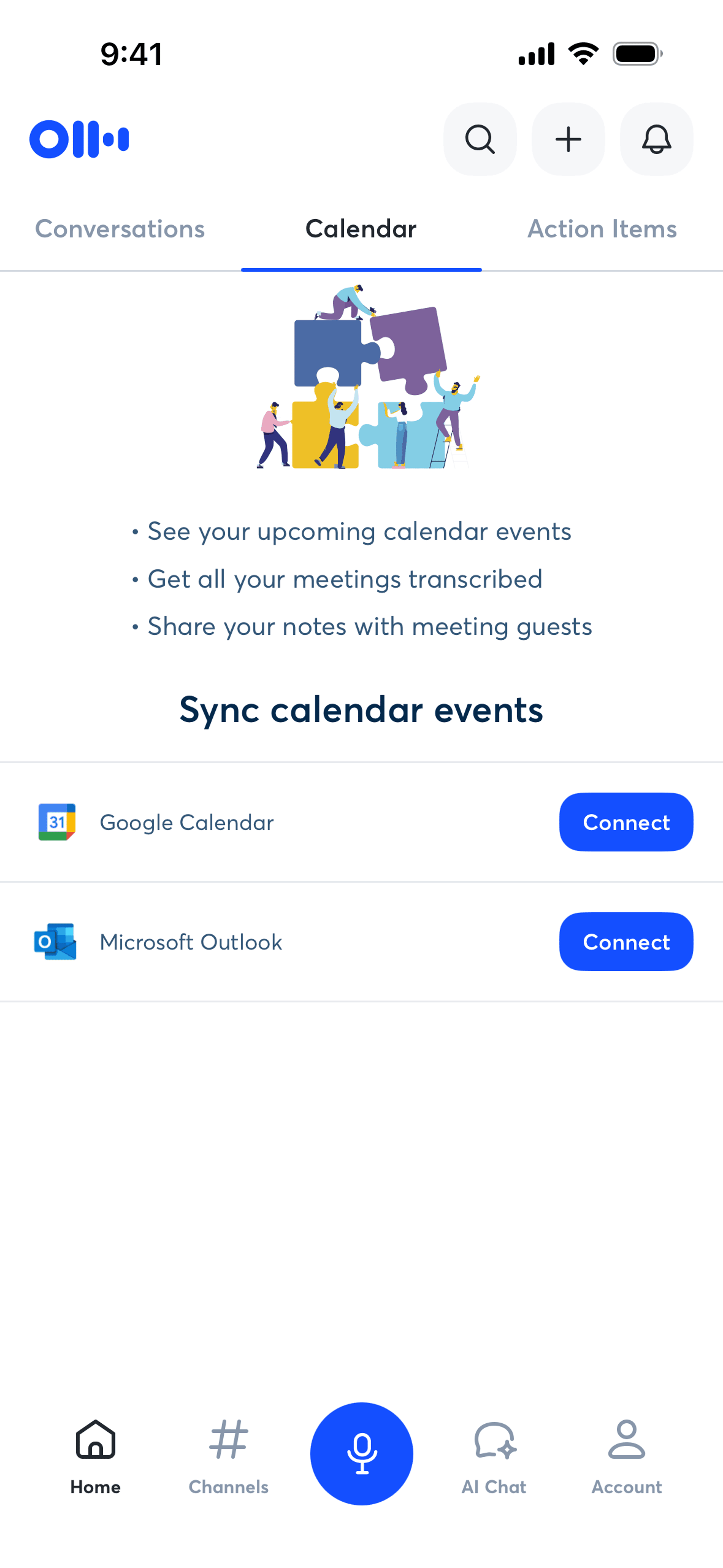Otter.ai iOS AI interface screenshot 17