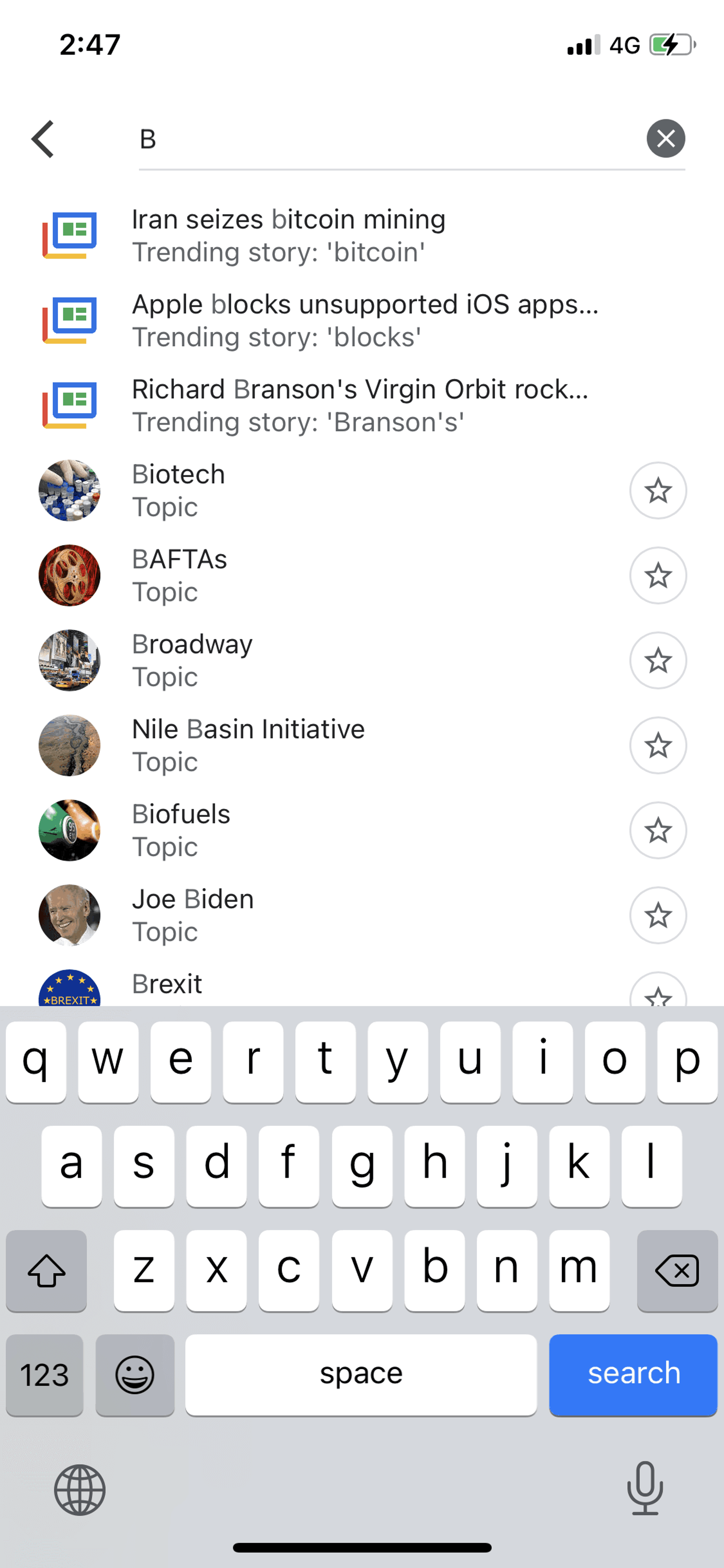 Google News iOS News interface screenshot 22
