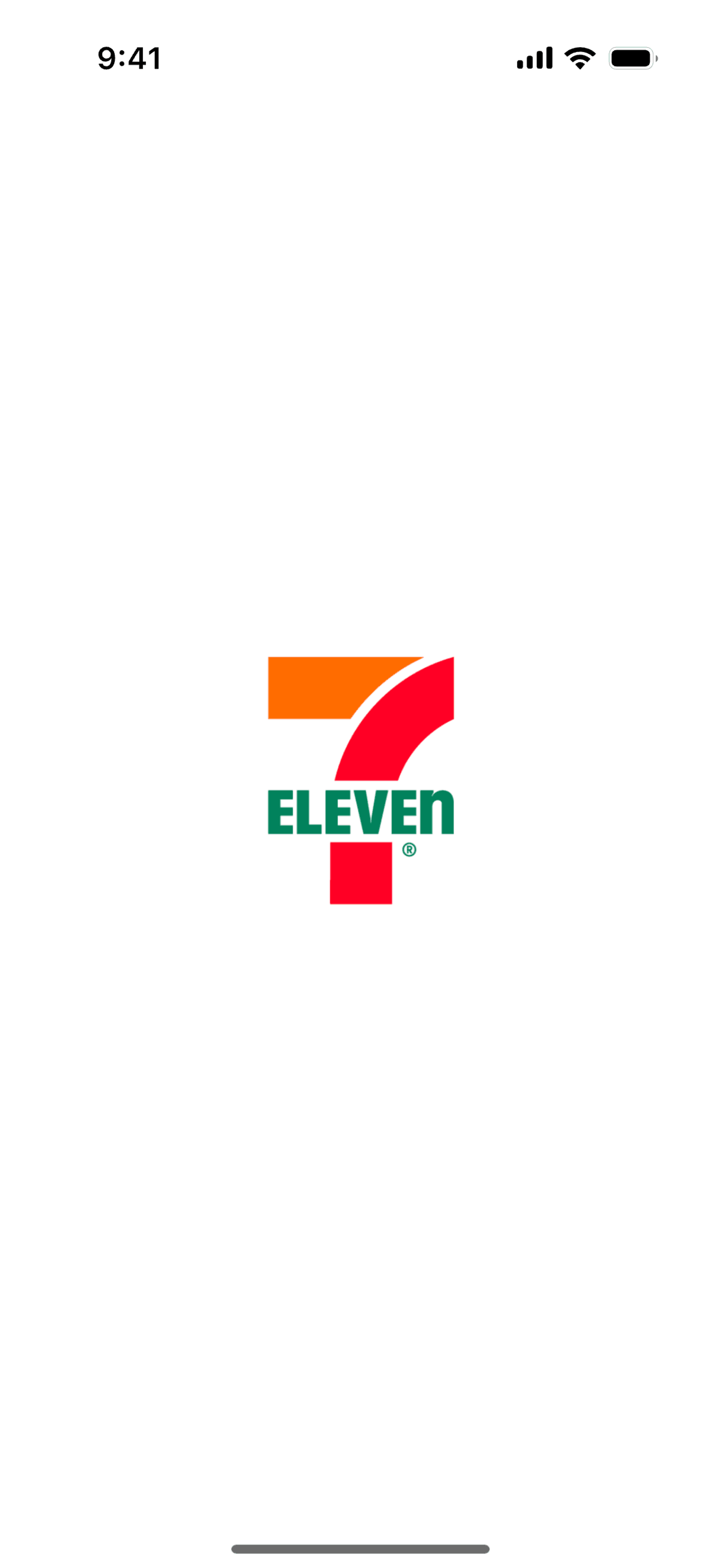 7-Eleven iOS Food & Drink interface screenshot 1