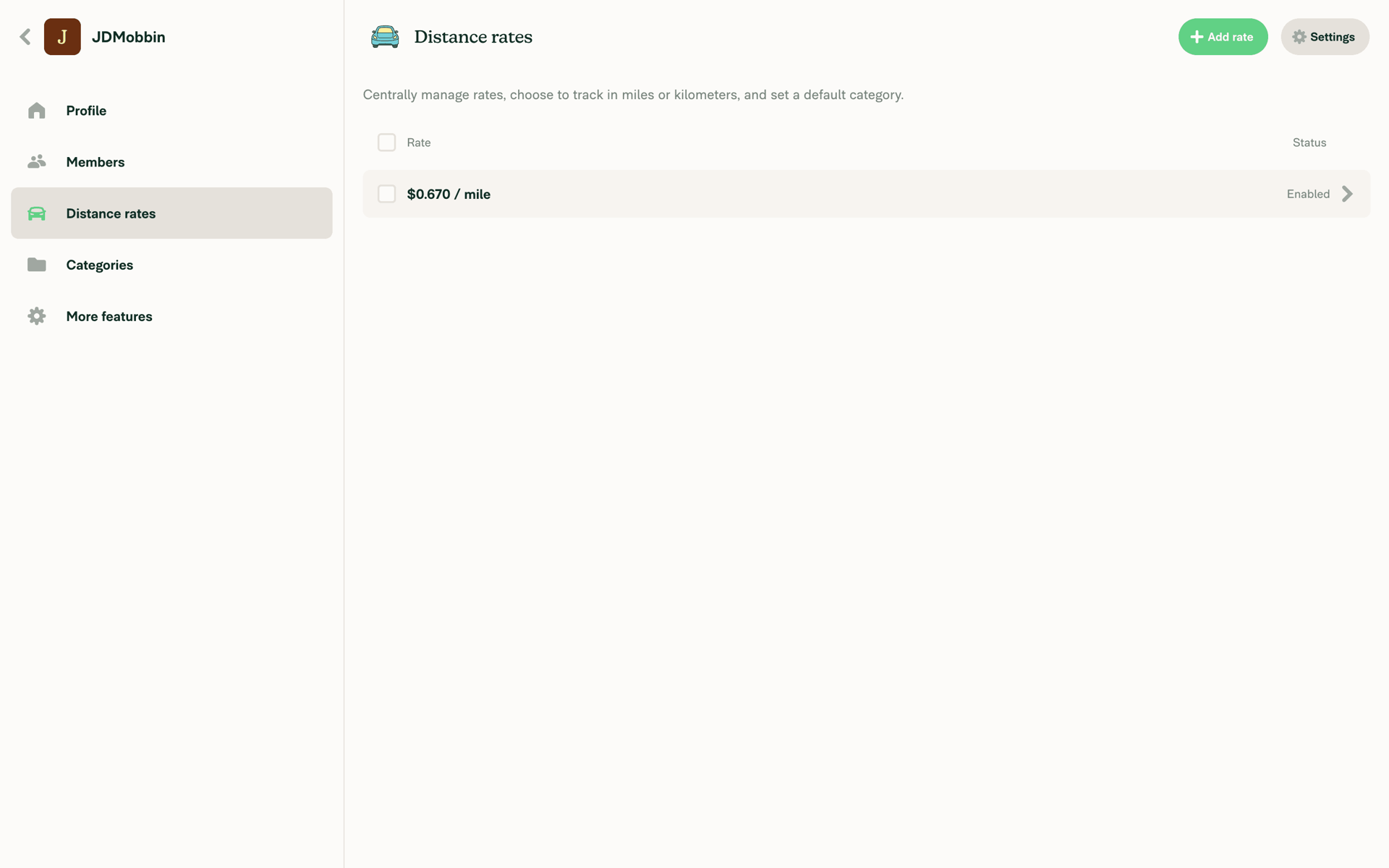 Expensify Web Finance interface screenshot 17