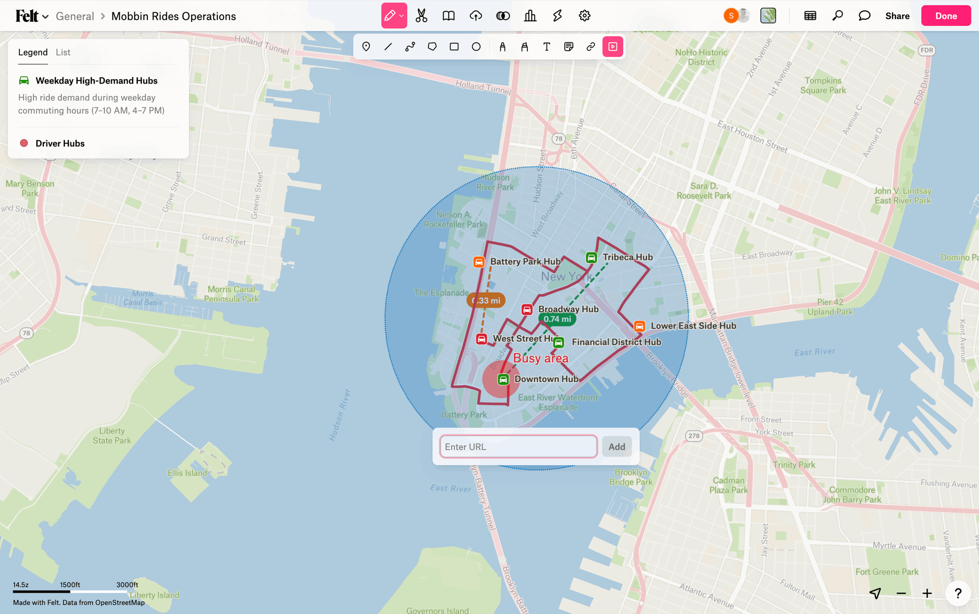 Felt Web mapping interface screenshot 15