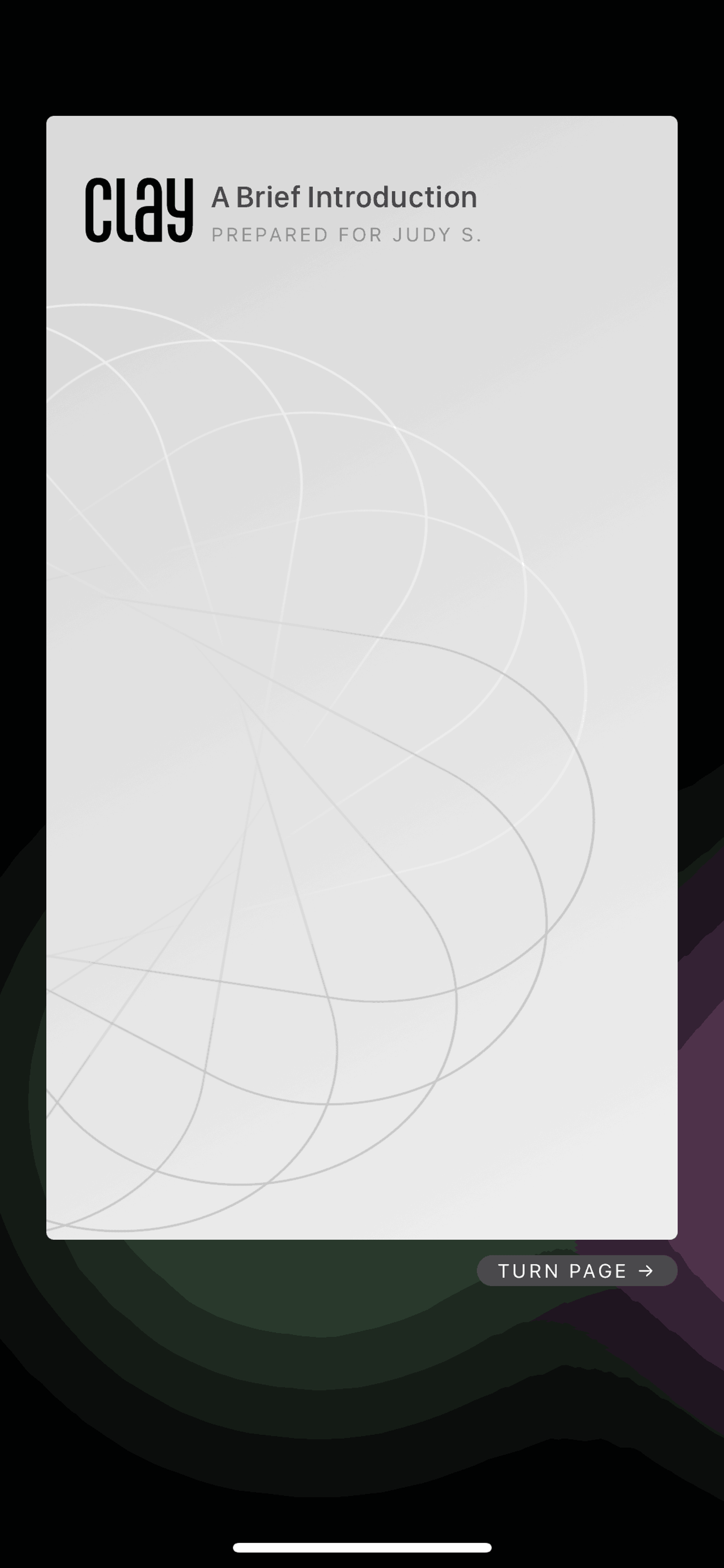 Clay iOS Productivity interface screenshot 20