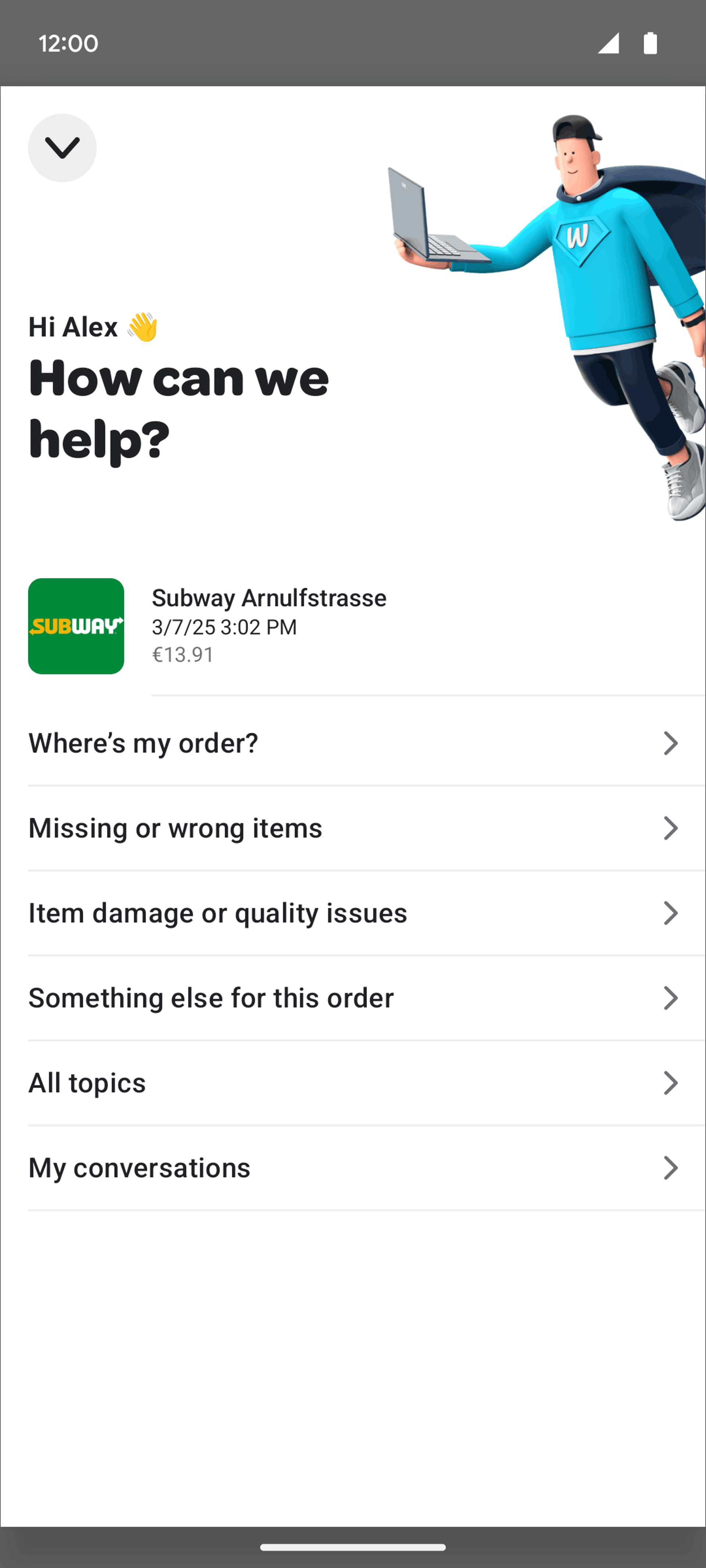 Wolt Delivery Android Food & Drink interface screenshot 15